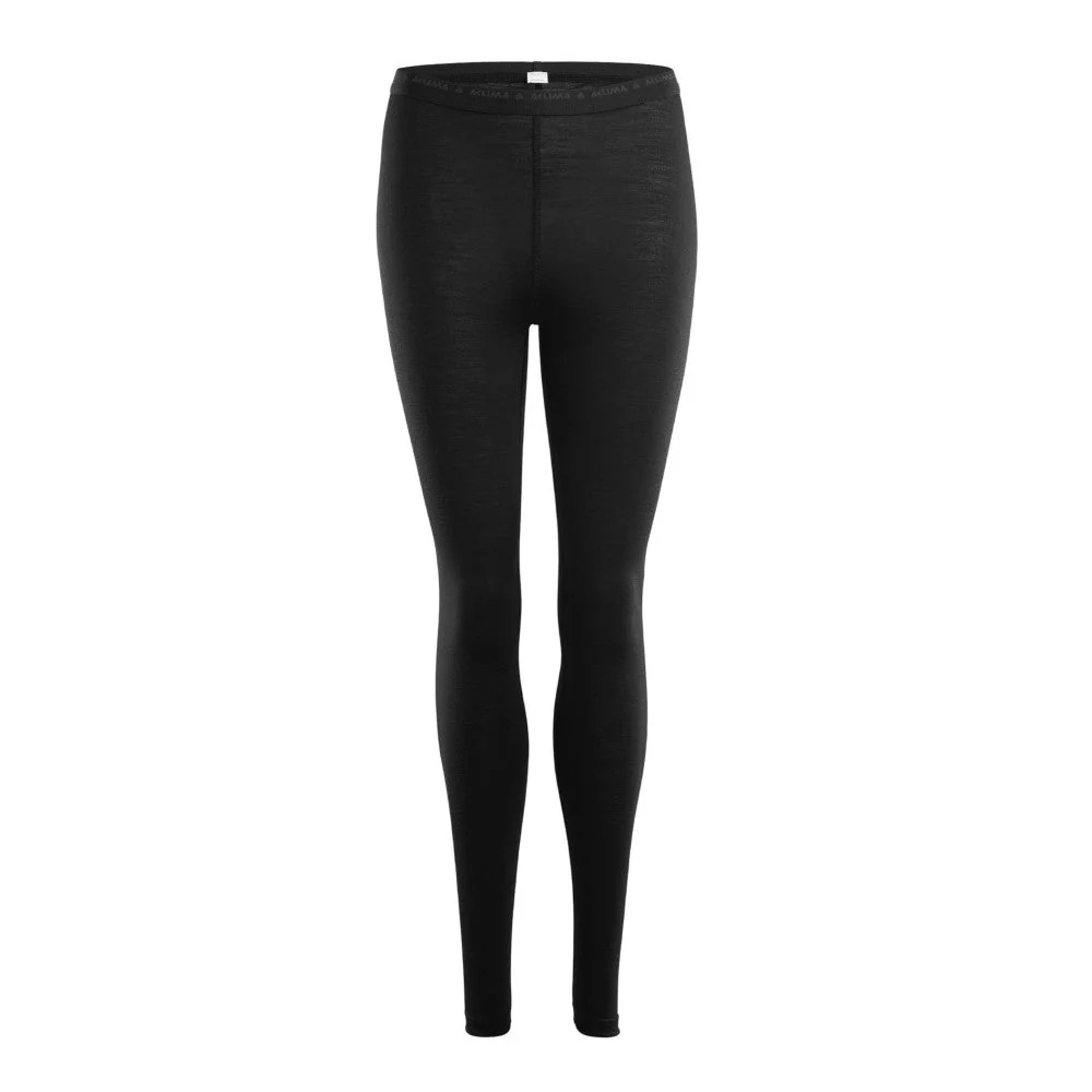 Aclima - LightWool Longs für Damen // Schwarz – Bild 4