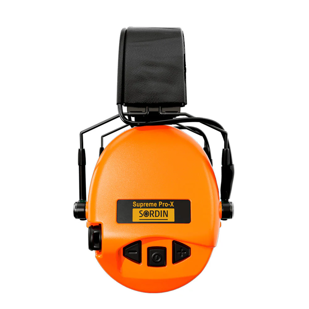 Sordin - Supreme Pro-X Slim Elektronischer Gehörschutz 82 dB // Orange – Bild 3