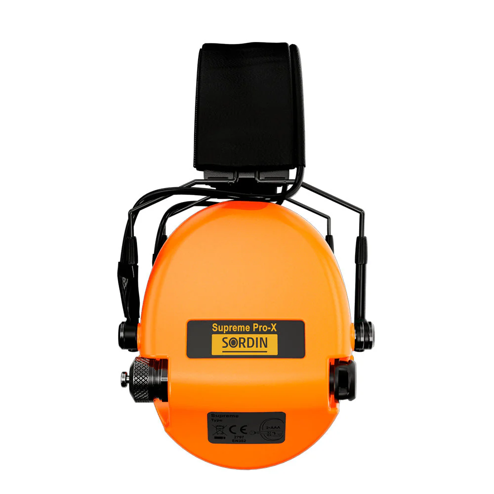 Sordin - Supreme Pro-X Slim Elektronischer Gehörschutz 82 dB // Orange – Bild 4