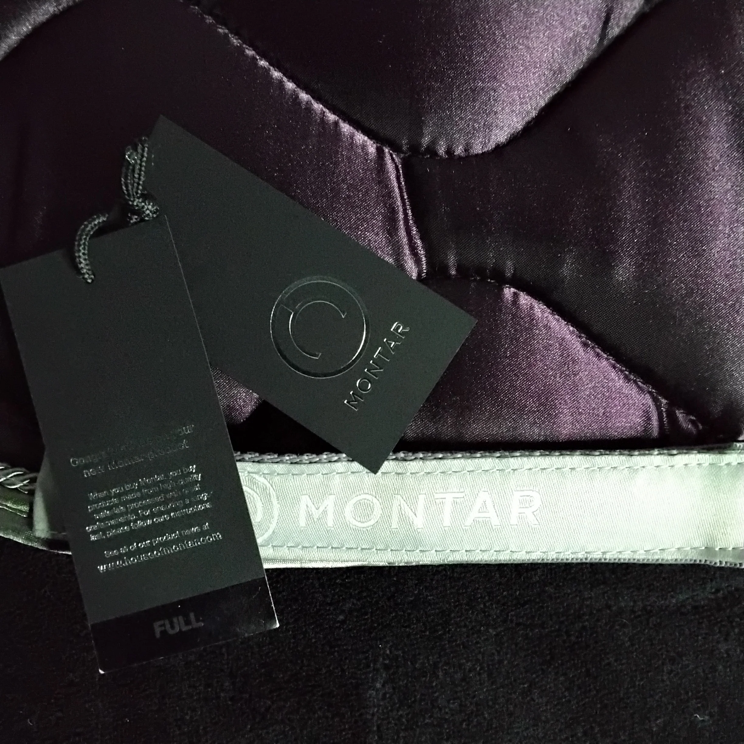 MONTAR DLux Saddle Pad Burgundy Dressage & Jump – Bild 4