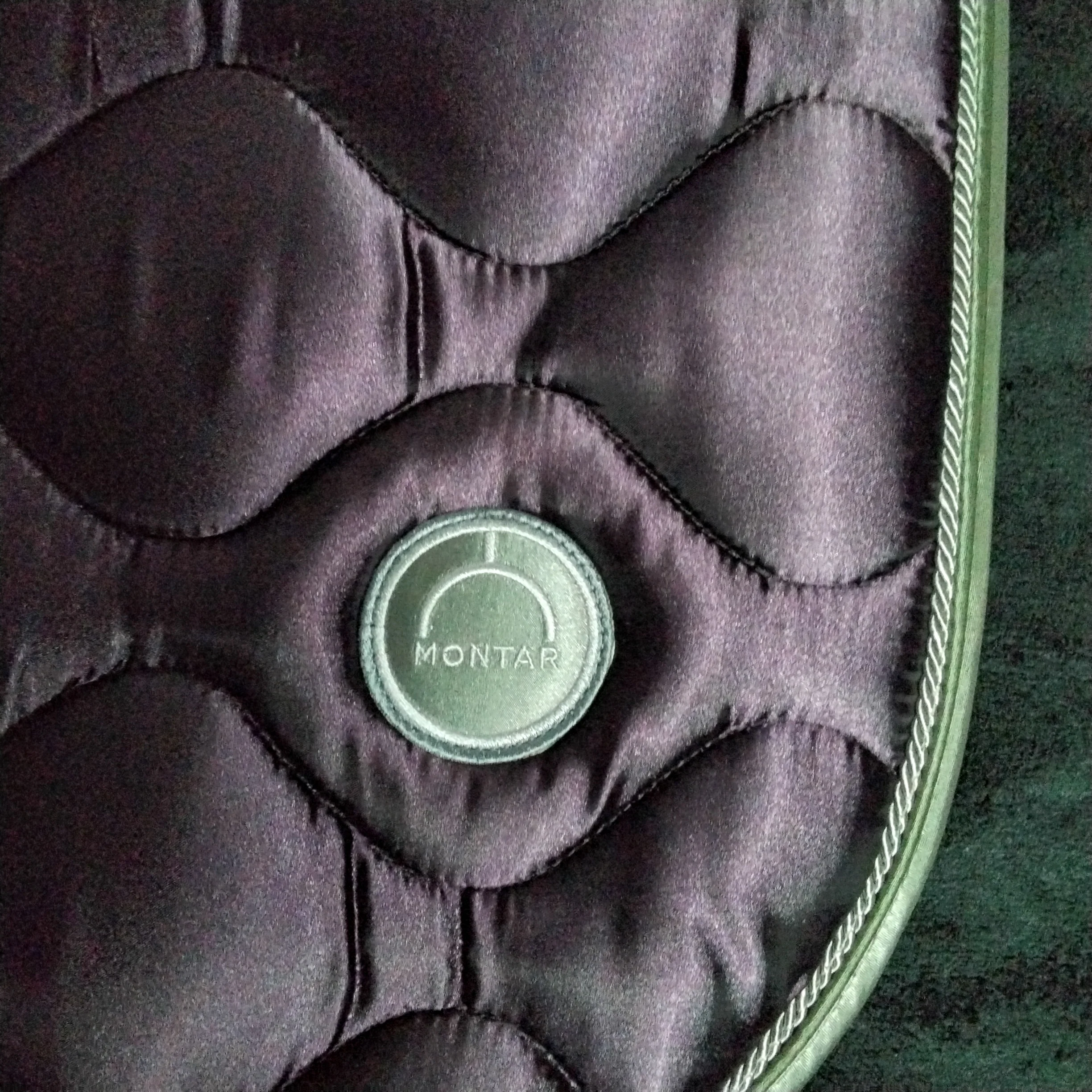 MONTAR DLux Saddle Pad Burgundy Dressage & Jump – Bild 5