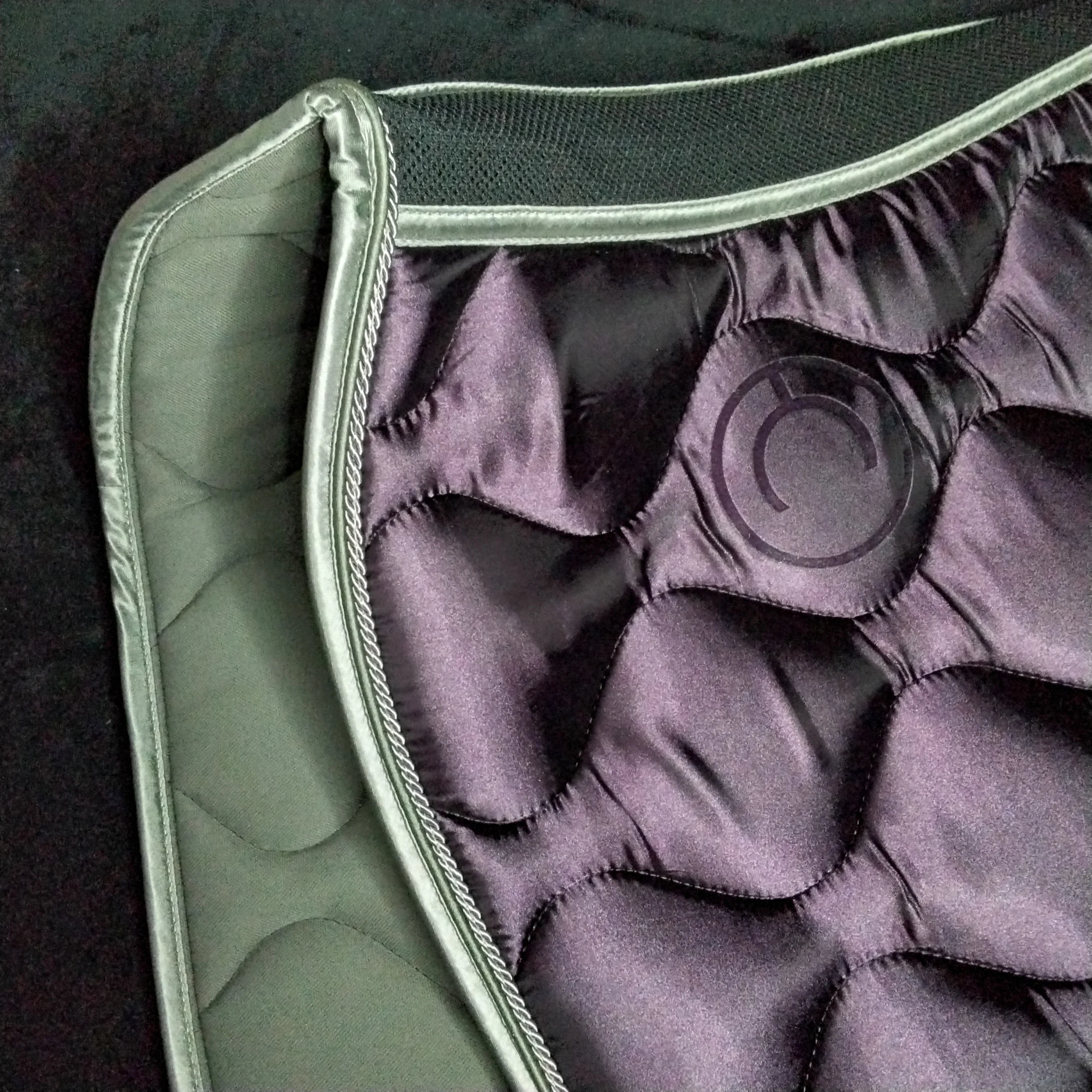 MONTAR DLux Saddle Pad Burgundy Dressage & Jump – Bild 6