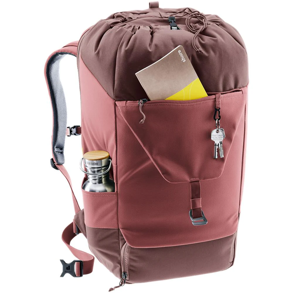 deuter Utilion 34+5, Rucksack, caspia-raisin (braun), 39L, mit Flaschenhalter und Laptopfach – Bild 7
