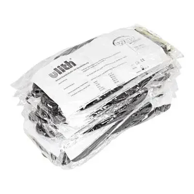 Ulith® Basic Pure Preciser Feinstrickhandschuhe | PU-Handschuh schwarz | 12 Paar – Bild 3