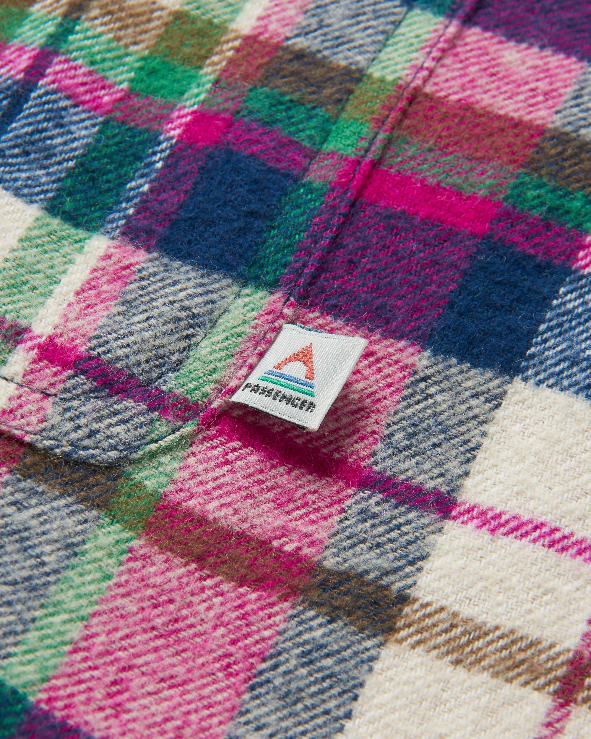 Rustic Bio-Baumwoll-Overshirt aus schwerem Stoff - Off-White-Karo – Bild 8