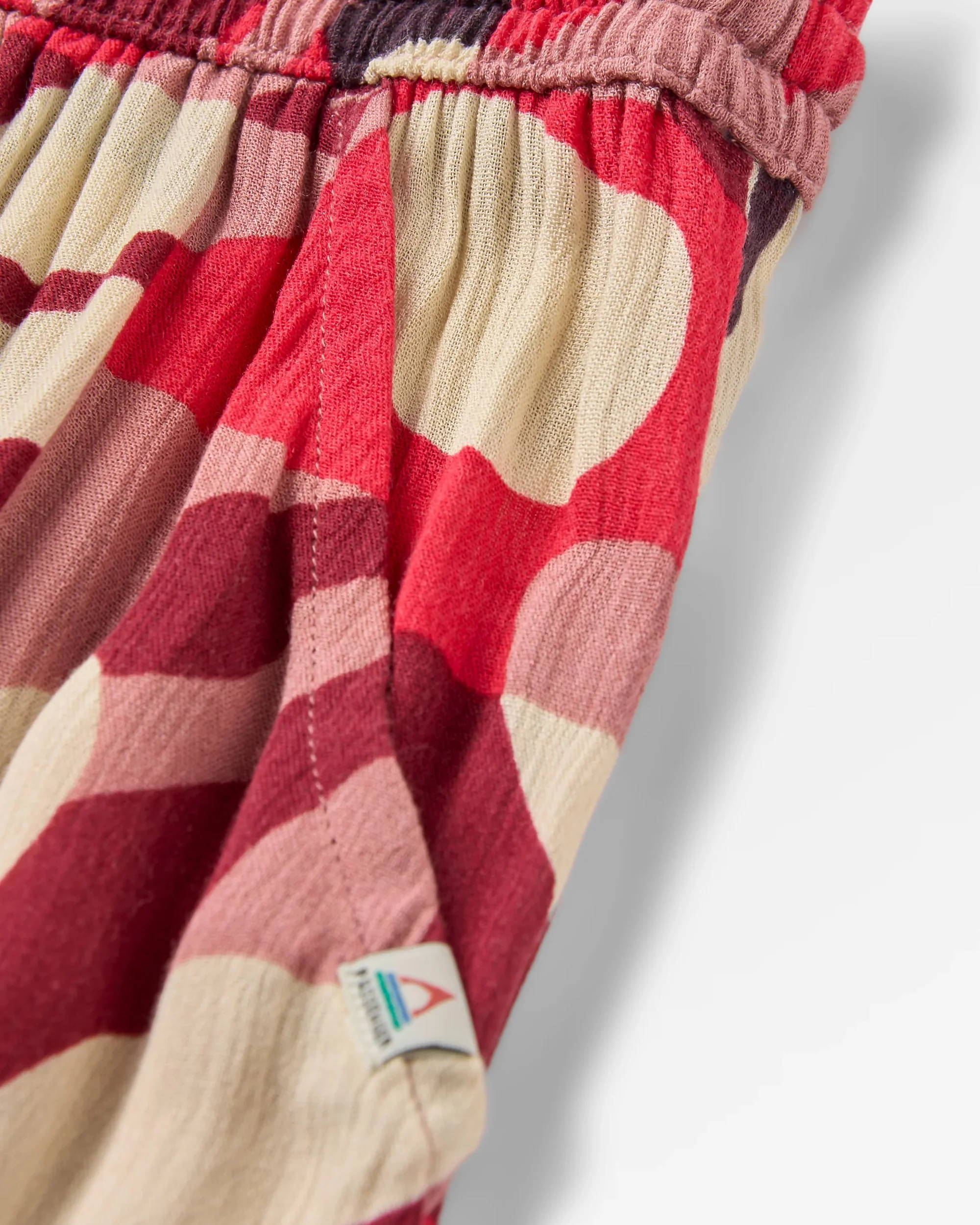 Zephyr Gewebter Maxi-Rock - Berglaub Cranberry – Bild 4