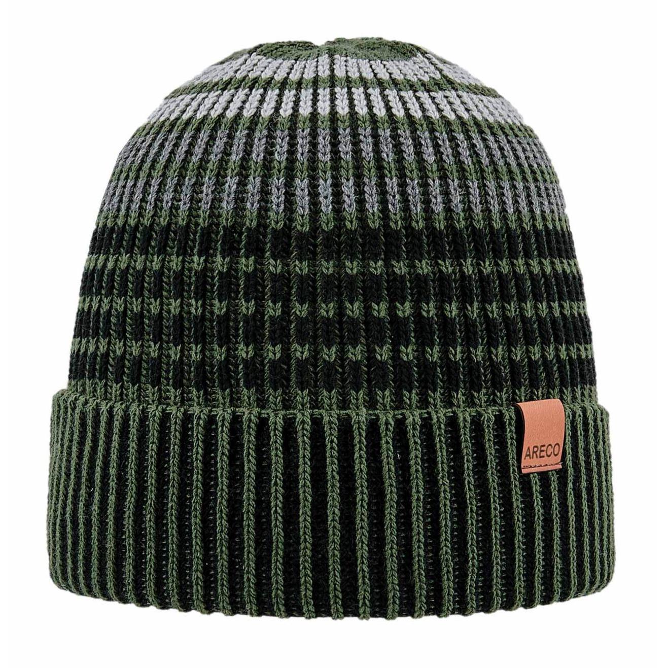 ARECO Herren Beanie m. Fleece 7833 Mütze Wintermütze – Bild 4