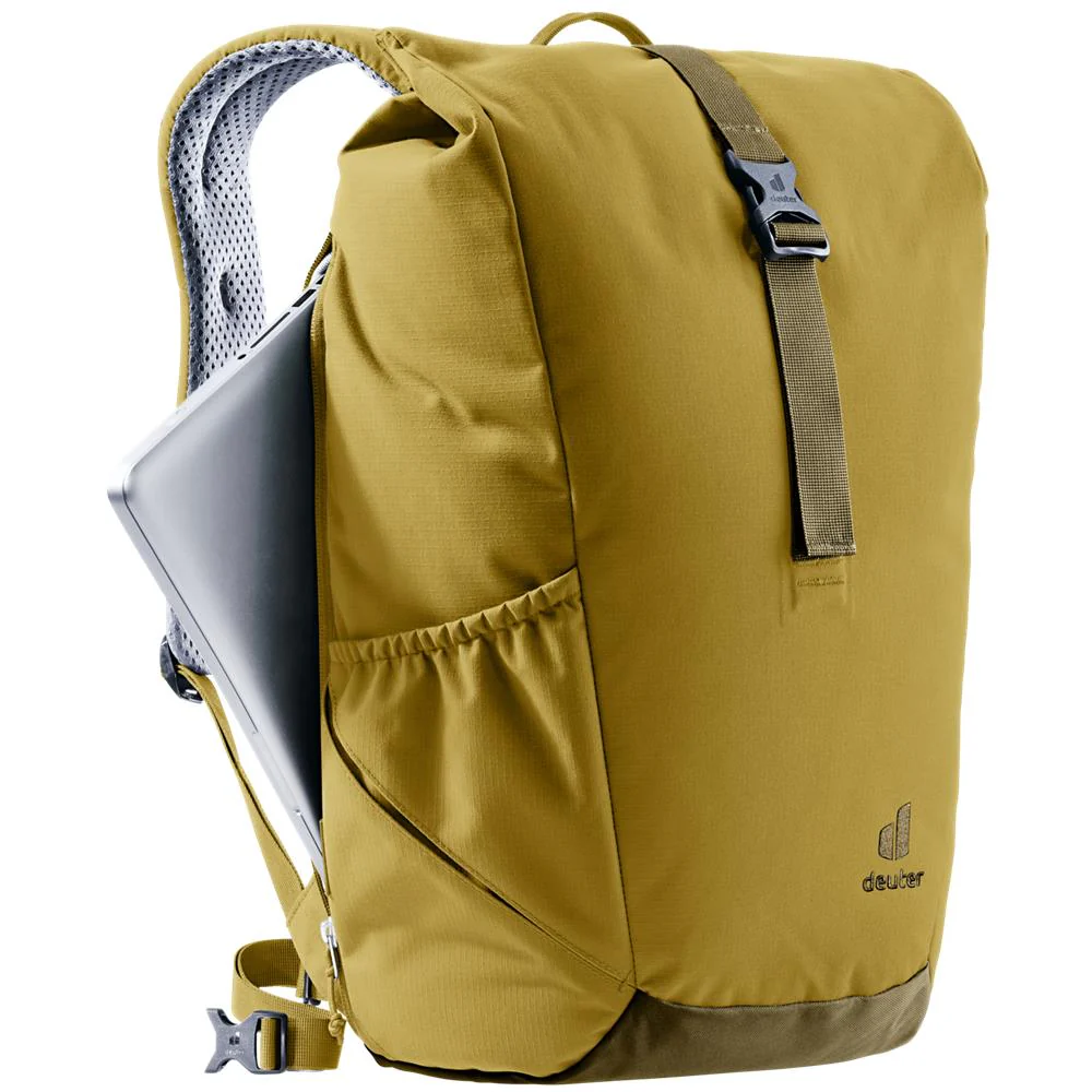 deuter Stepout 22, Lifestyle-Rucksack, kelp-nori (beige), 22L, mit Flaschenhalter und Laptopfach – Bild 8