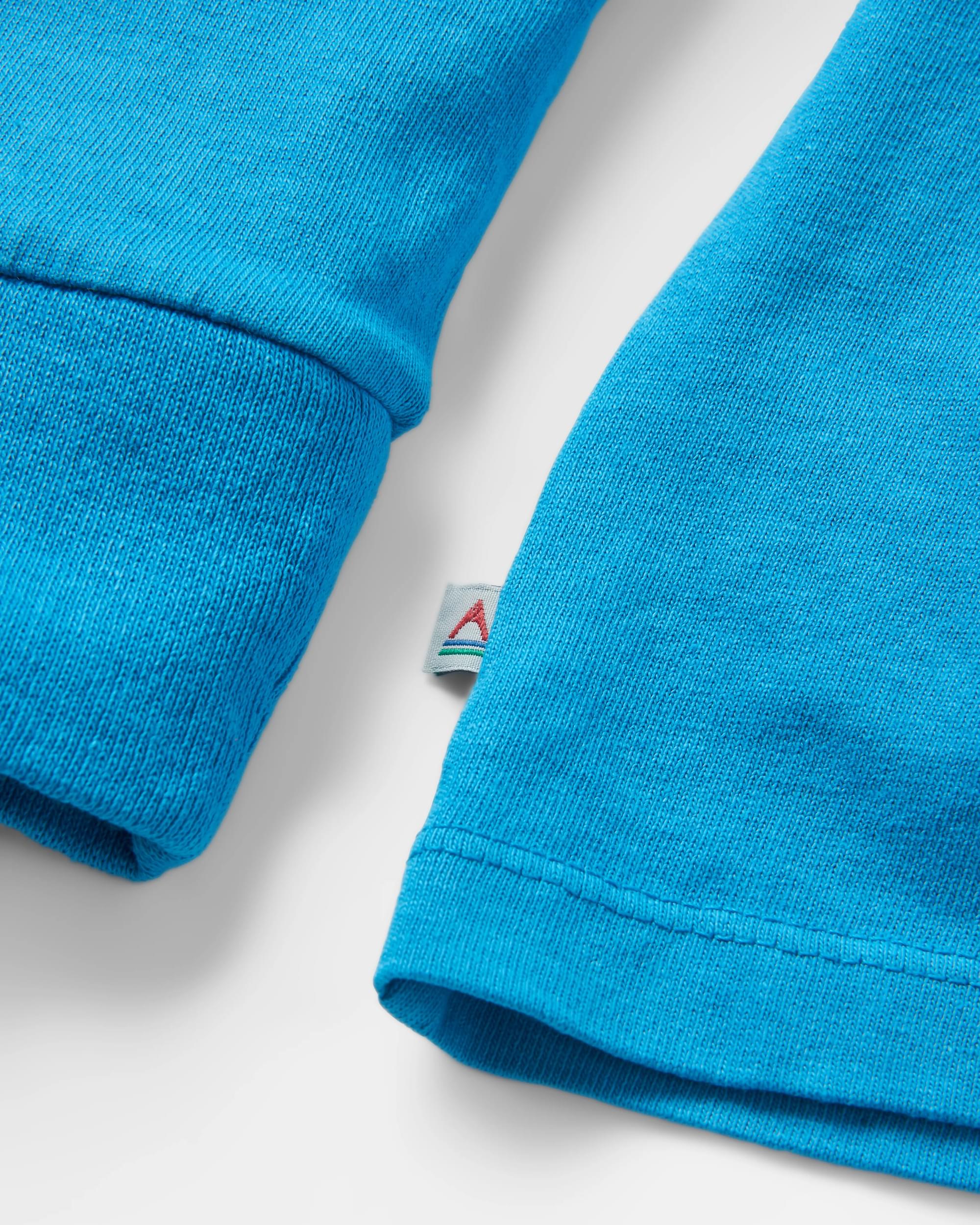 Breathe Baumwolle Langarm-T-Shirt - Atlantikblau – Bild 6