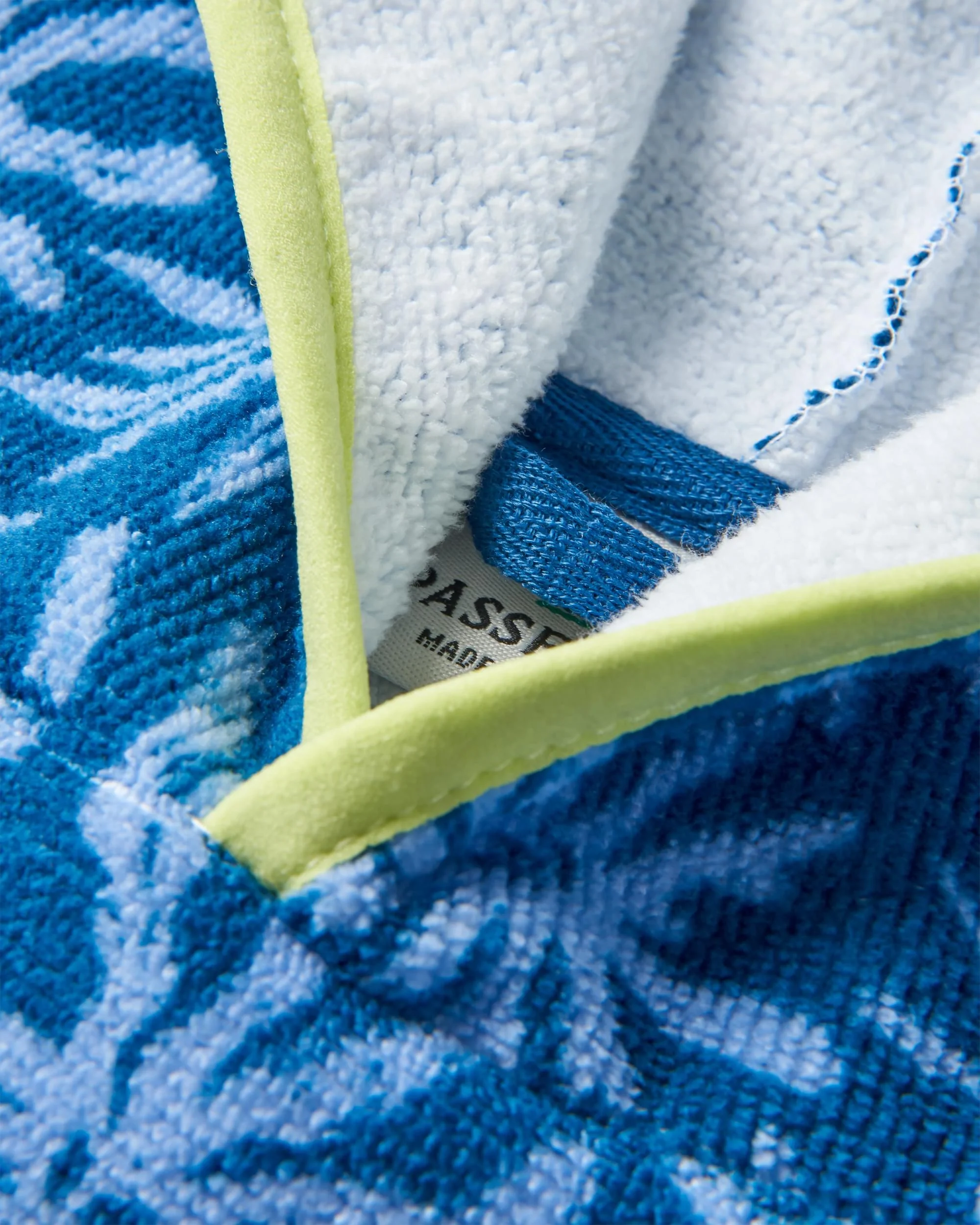 Tulum Towel Poncho - Seetang Blau Stahl – Bild 4