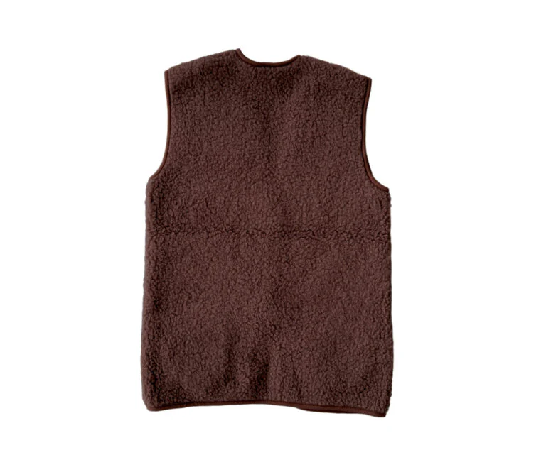 ALWERO – Weste ALPEN 3.0 Adult CHOCO MARTINI – ultraleicht & 100 % Bio-Wolle – Bild 3
