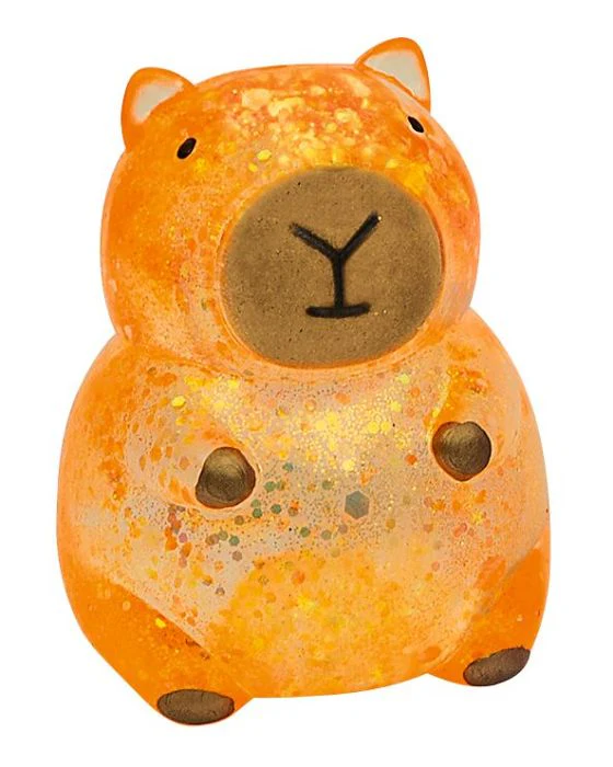 Capybara Glitzer-Knautschi – Anti-Stress Spielzeug mit Glitzerfüllung – Bild 6