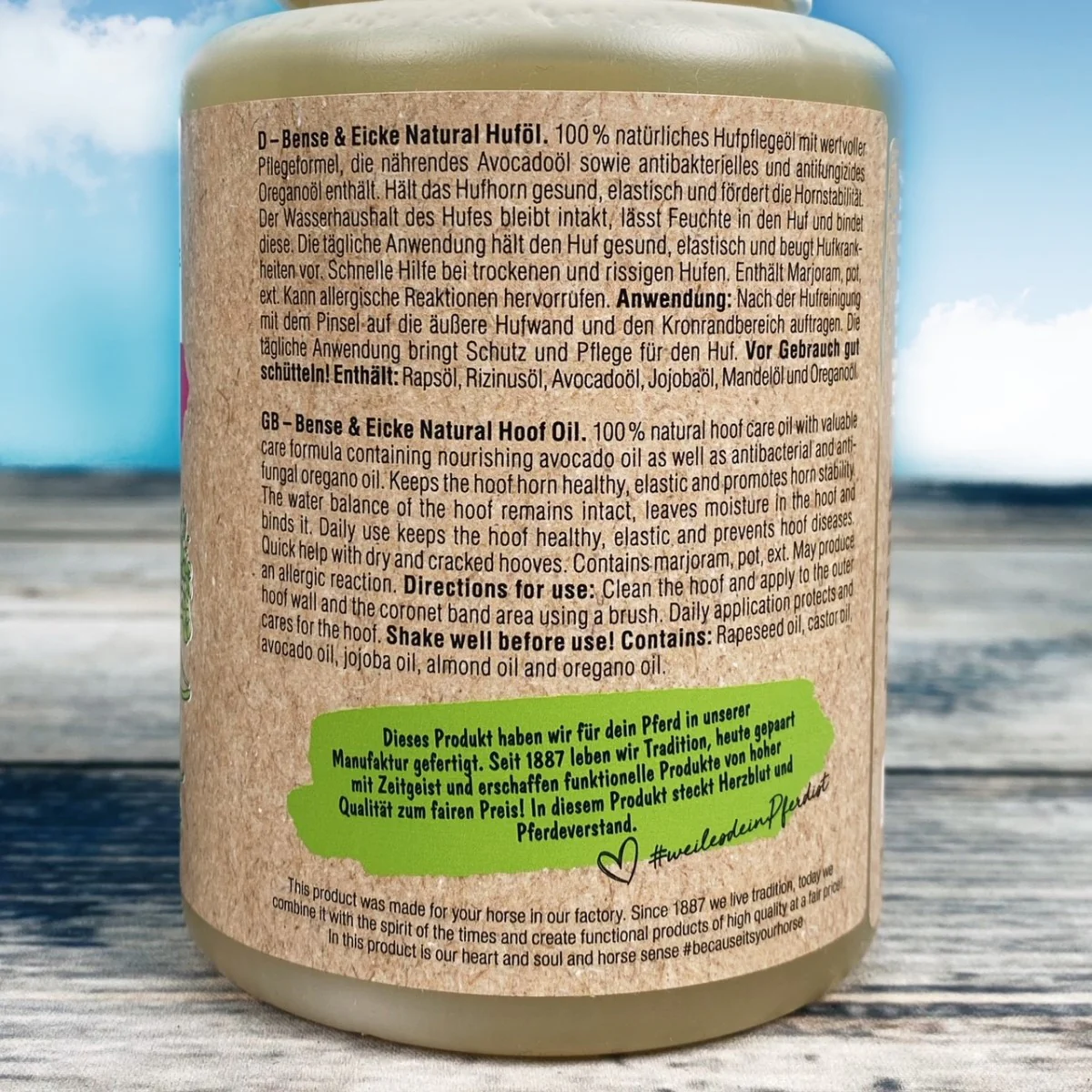 Bense & Eicke - Natural Huföl mit Pinsel – Bild 4