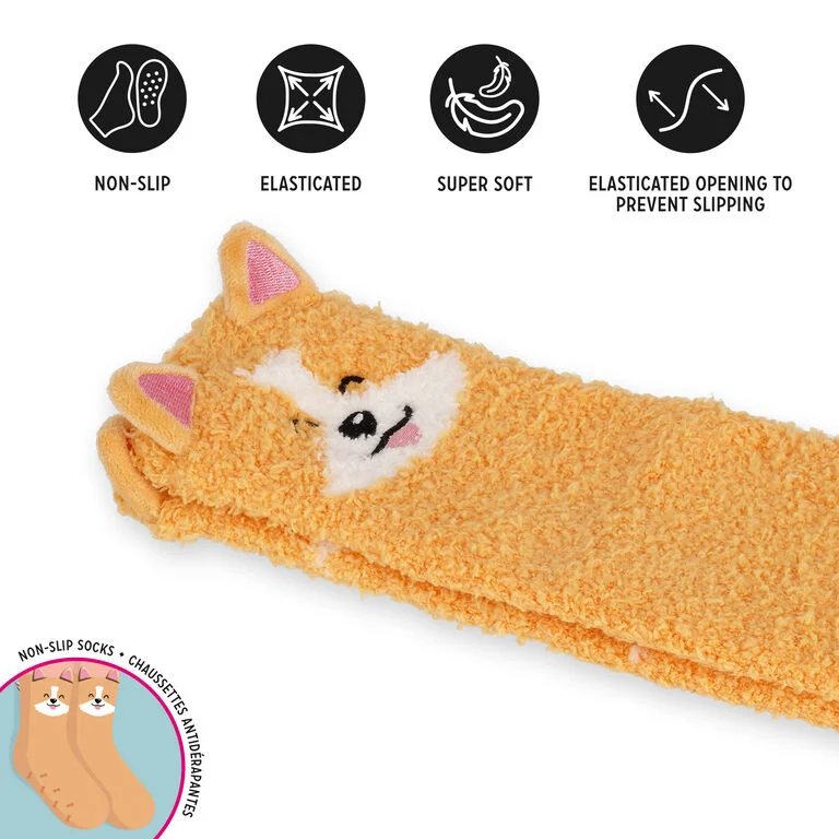 Legami – It’s a Match! – Rutschfeste Socken für Erwachsene Corgi – Bild 4