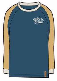 Riser Langarmshirt - Blue Coral – Bild 8