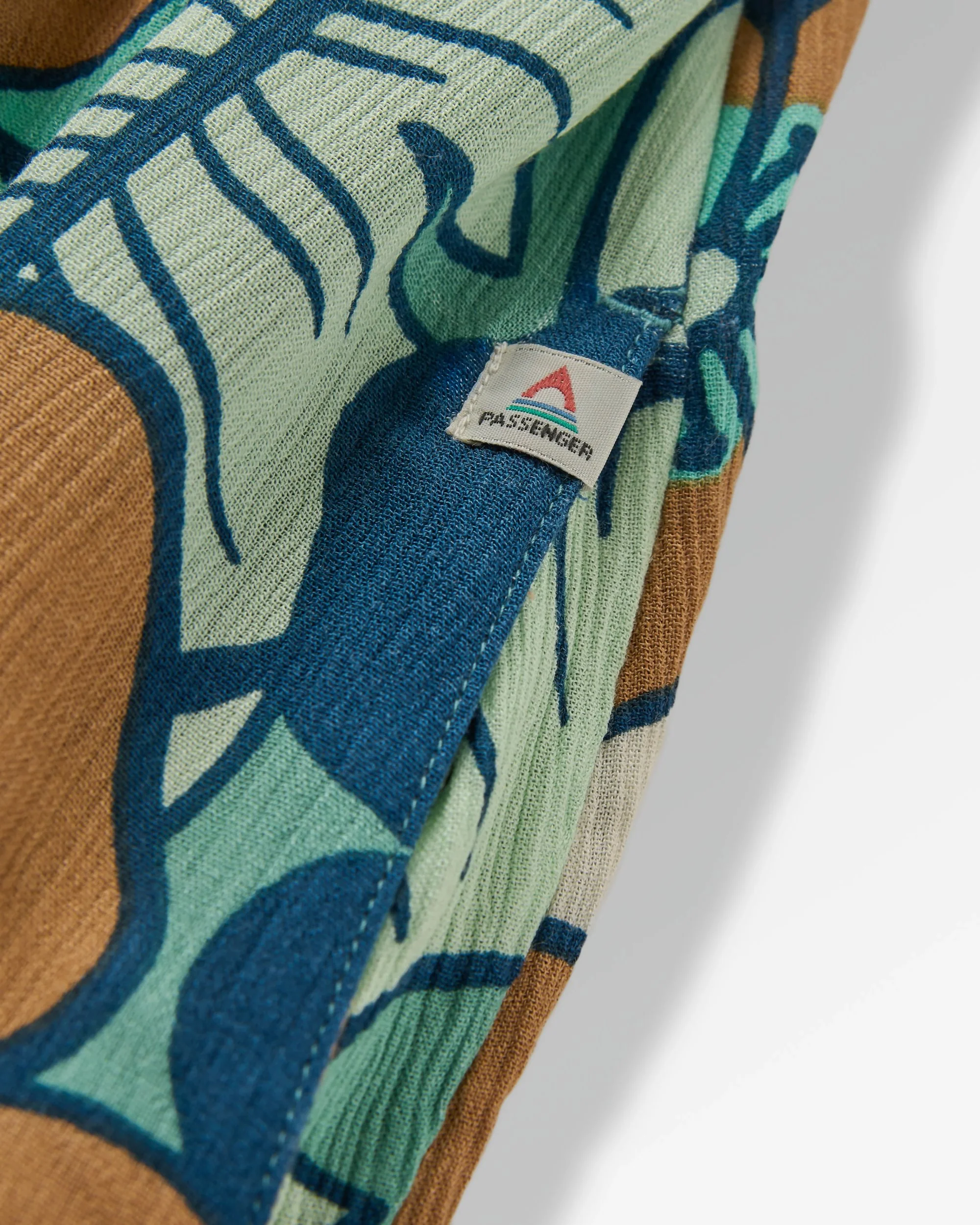 Soleis Gewebtes Maxi-Kleid - Vintage Blumen Aqua – Bild 4