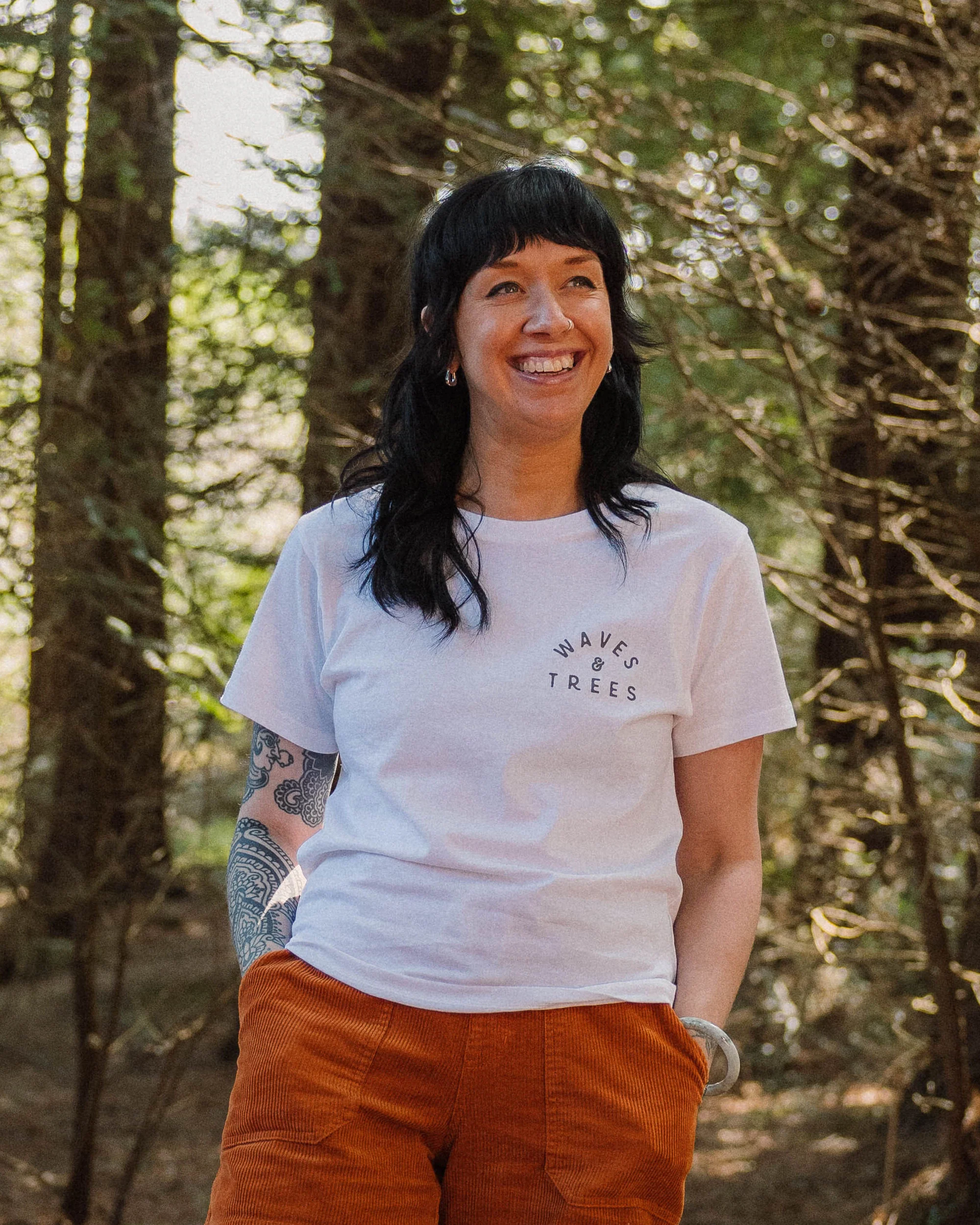 Penida Baumwoll-T-Shirt - Weiß – Bild 4