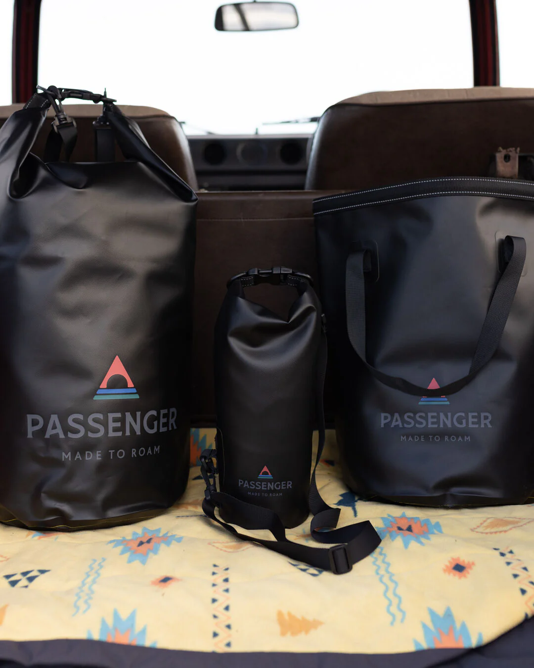 Tide 10L Trocken-Rucksack - Schwarz – Bild 7