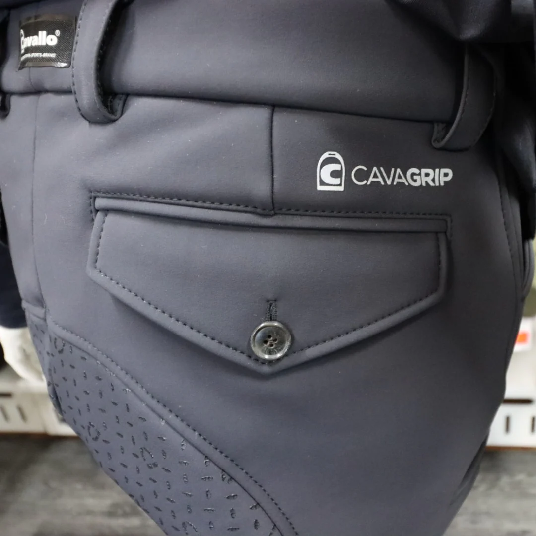 CAVALLO - Herren Reithose CAVALCOLINO GRIP MOBILE S - Graphit – Bild 5