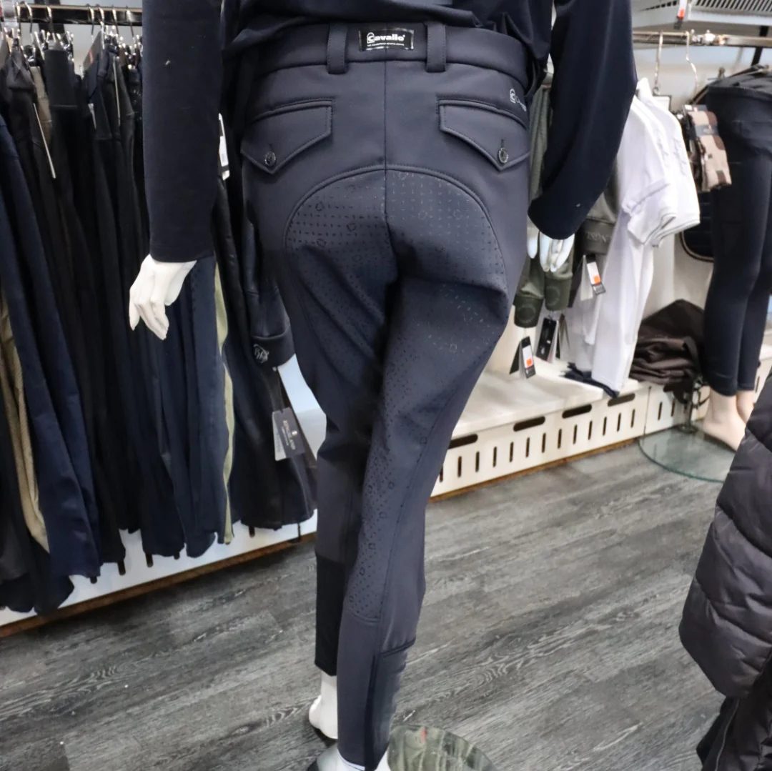 CAVALLO - Herren Reithose CAVALCOLINO GRIP MOBILE S - Graphit – Bild 3