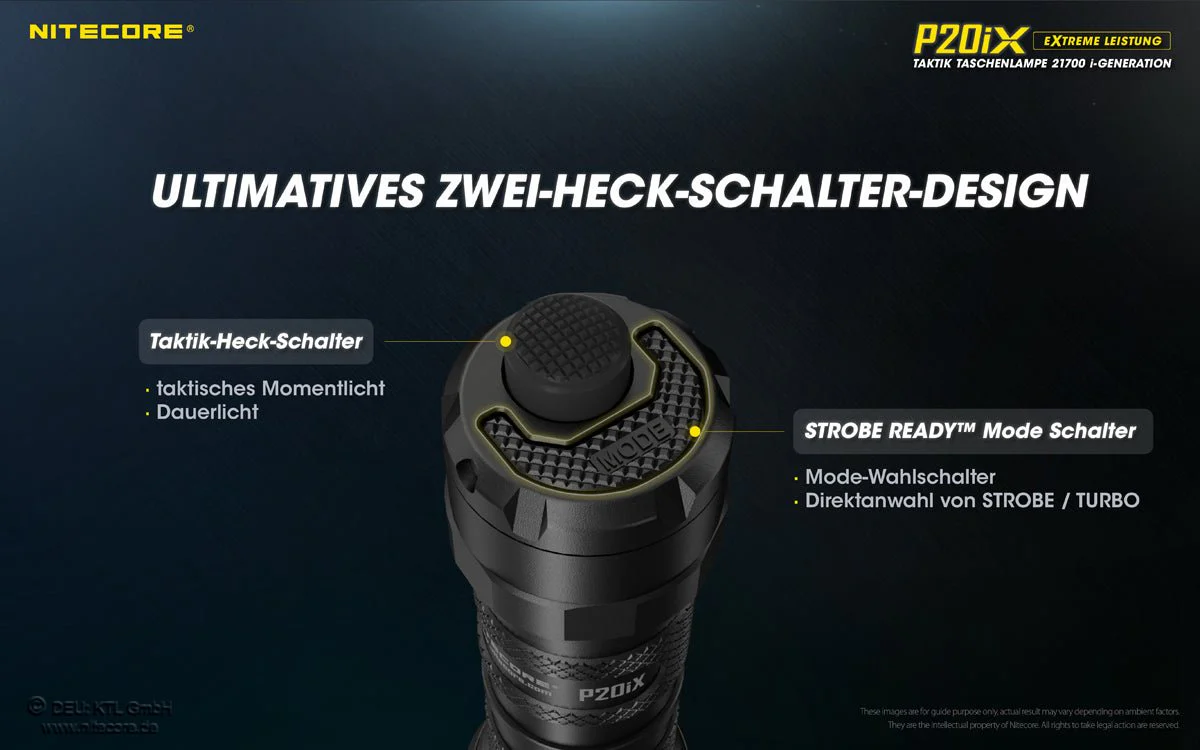 Nitecore P20iX - 4000 Lumen – Bild 6