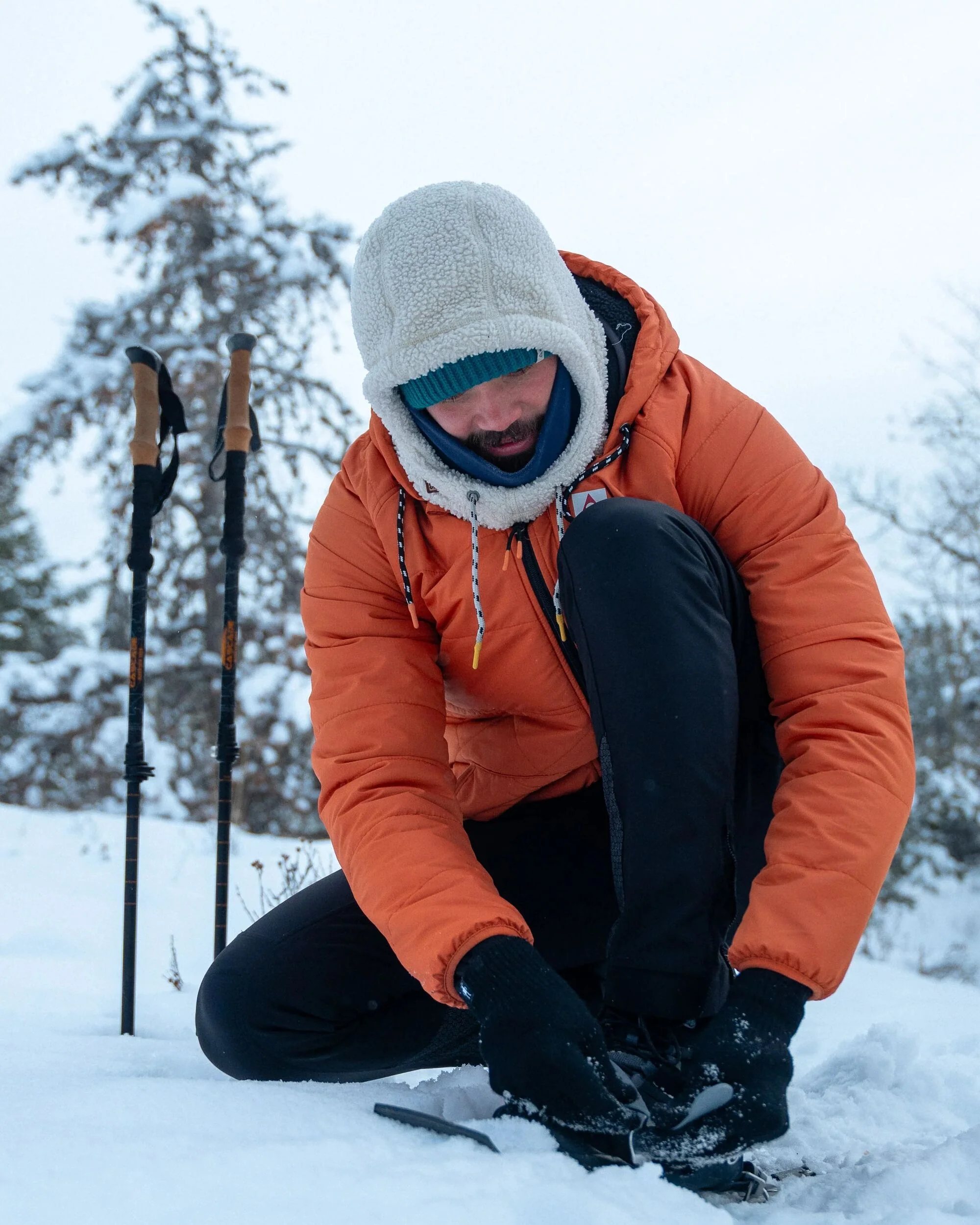 Snowdrift Polarfleece Kapuze - Birke – Bild 5