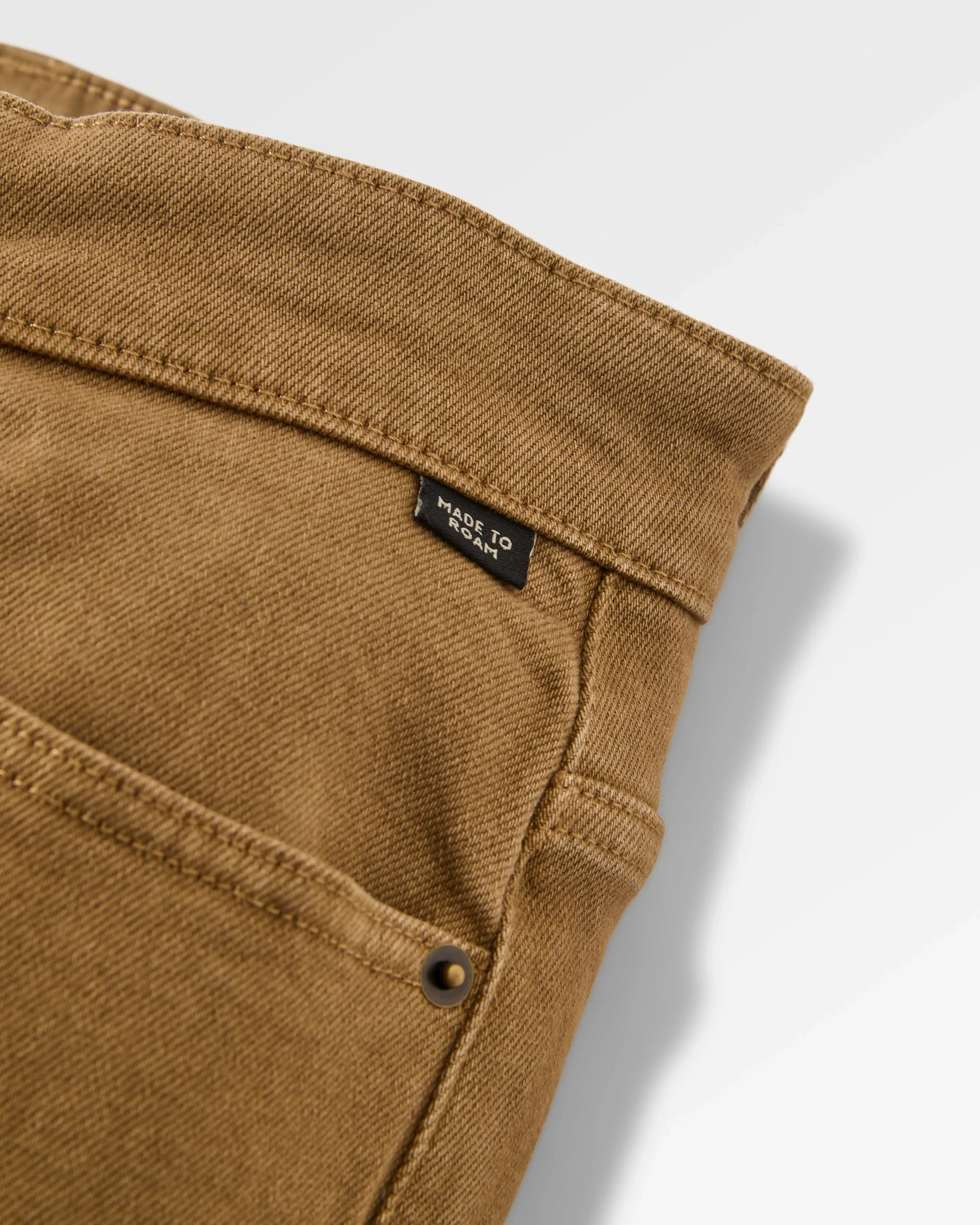 Farloche Bio-Baumwollhose – Karamellbraun – Bild 5