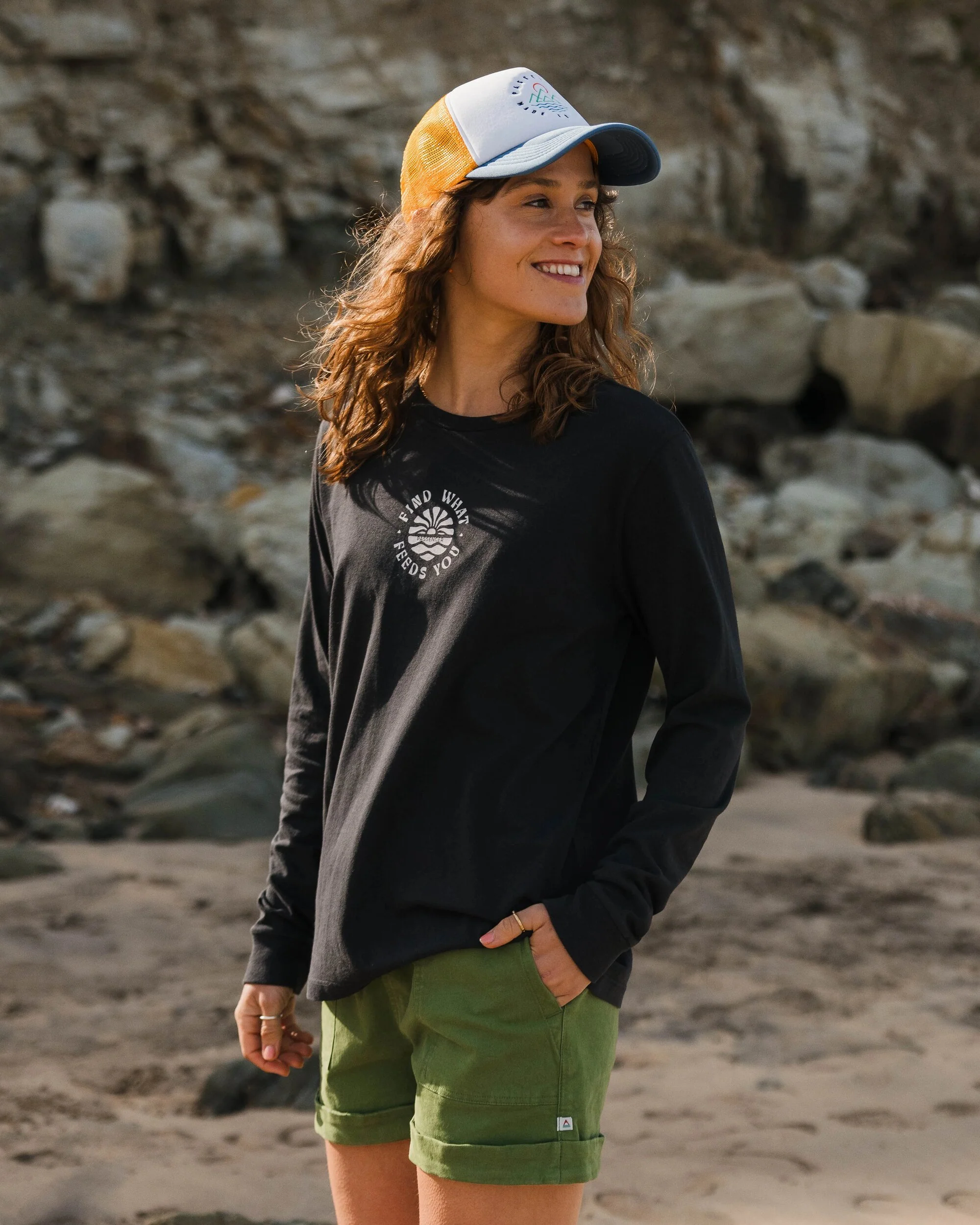 Discovery Baumwoll-Langarmshirt - Schwarz – Bild 7