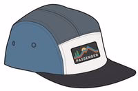 Made To Roam 5 Panel Kappe - Holzkohle Multi – Bild 6