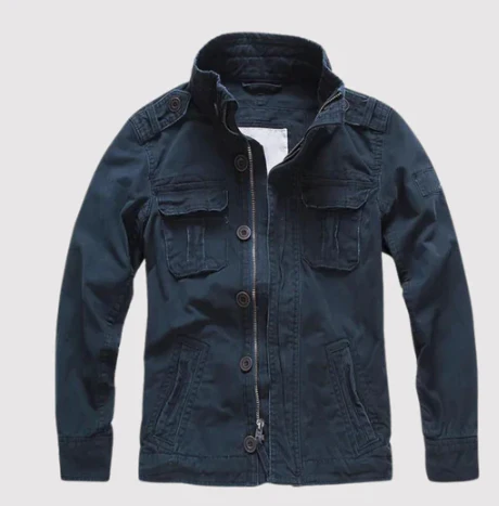 Retro Jeansjacke mit vielen Taschen – Bild 3