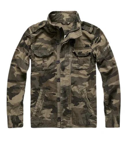 Retro Jeansjacke mit vielen Taschen – Bild 6