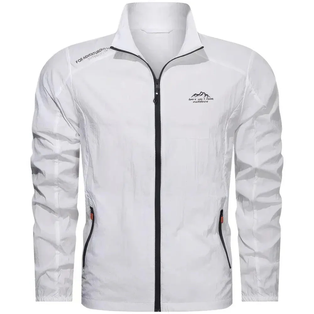 Herren Windjacke Sommerjacke mit Reißverschluss – Bild 5