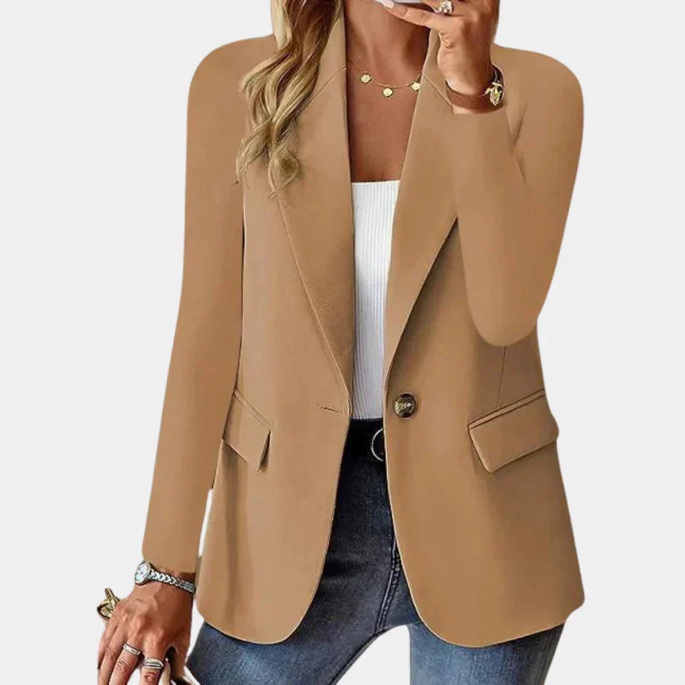 Damen Sommerblazer Tailliert mit Stretch – Bild 7