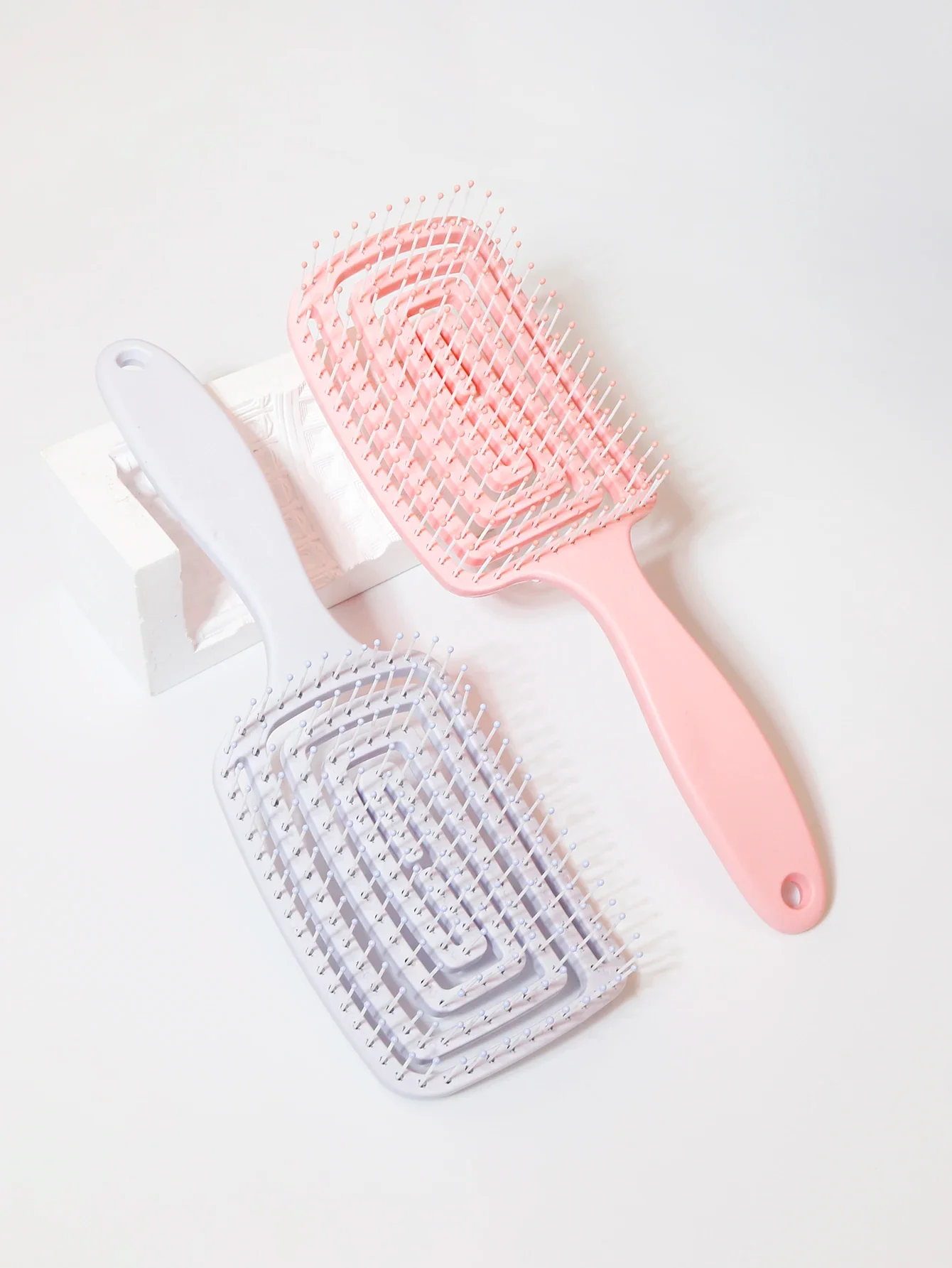 Fluffy Hairstyle Bürste – Antistatische & Entwirrende Haarbürste | Kopfhaut-Massagekamm für Echthaar-Perücken & Styling – Bild 5