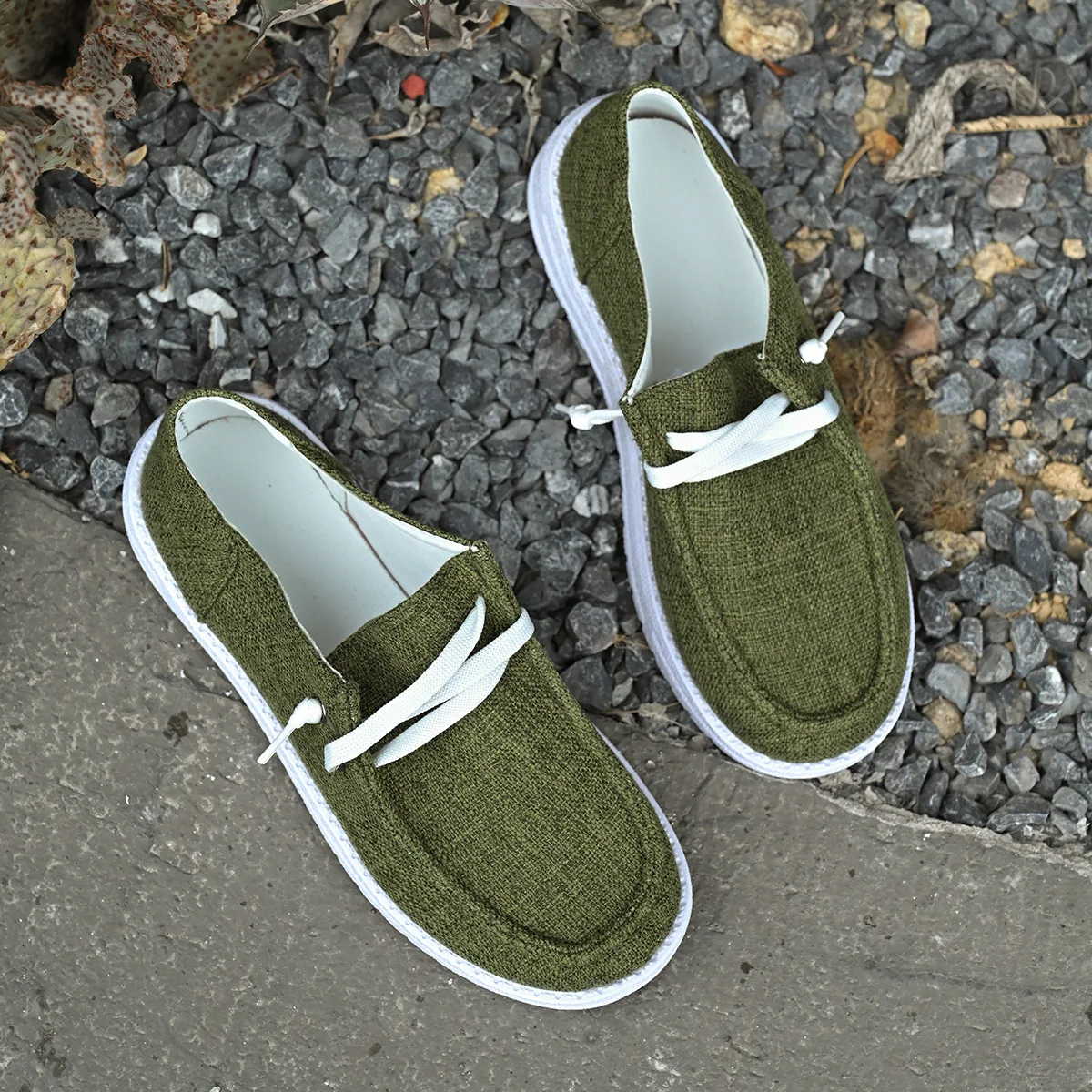 Damen Sportschuhe – Modische Flache Sneaker | Bequeme Freizeitschuhe für Jeden Tag – Bild 7