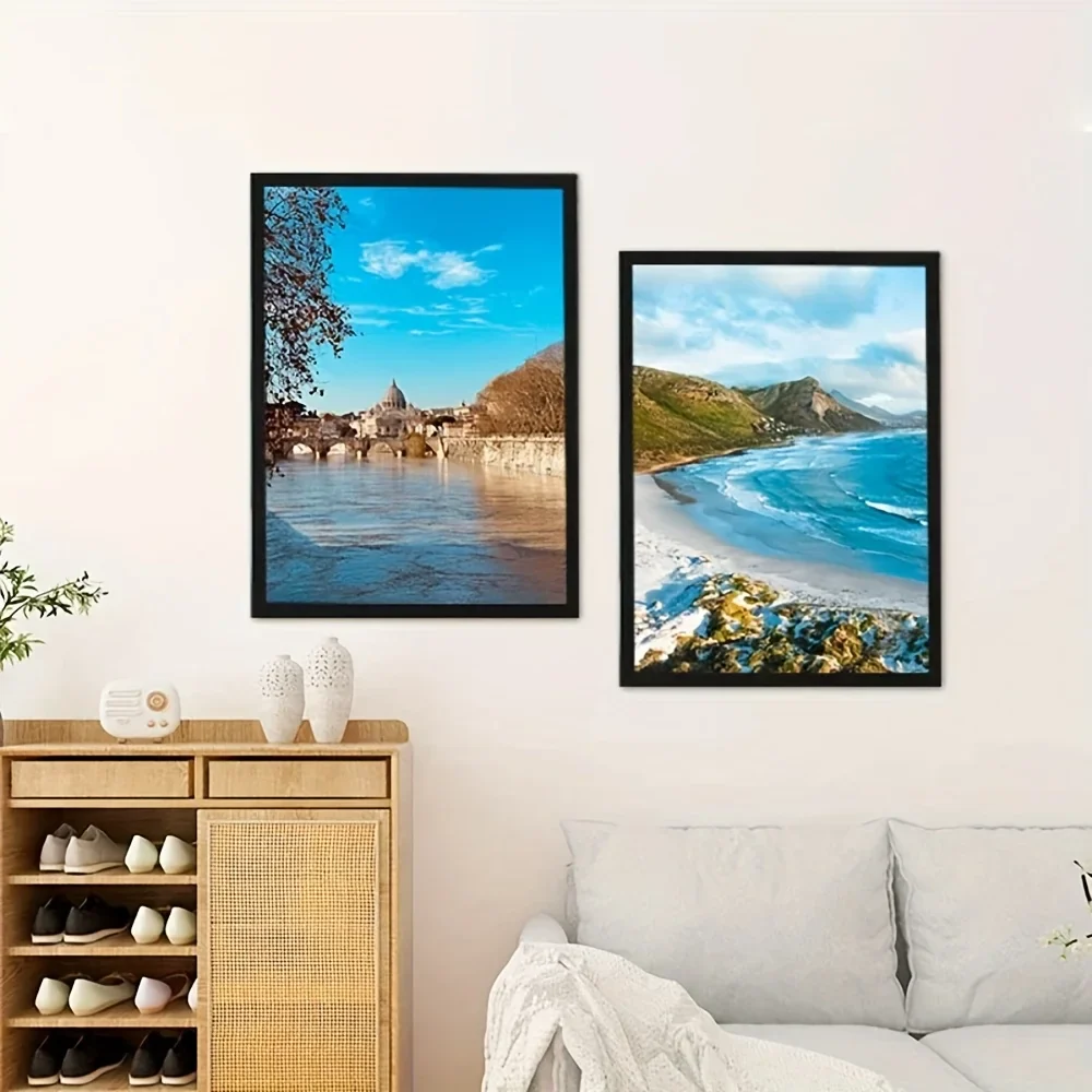 Magnetischer Bilderrahmen – Moderne Selbstklebende Wandhalterung für Fotos und Dokumente – Bild 4