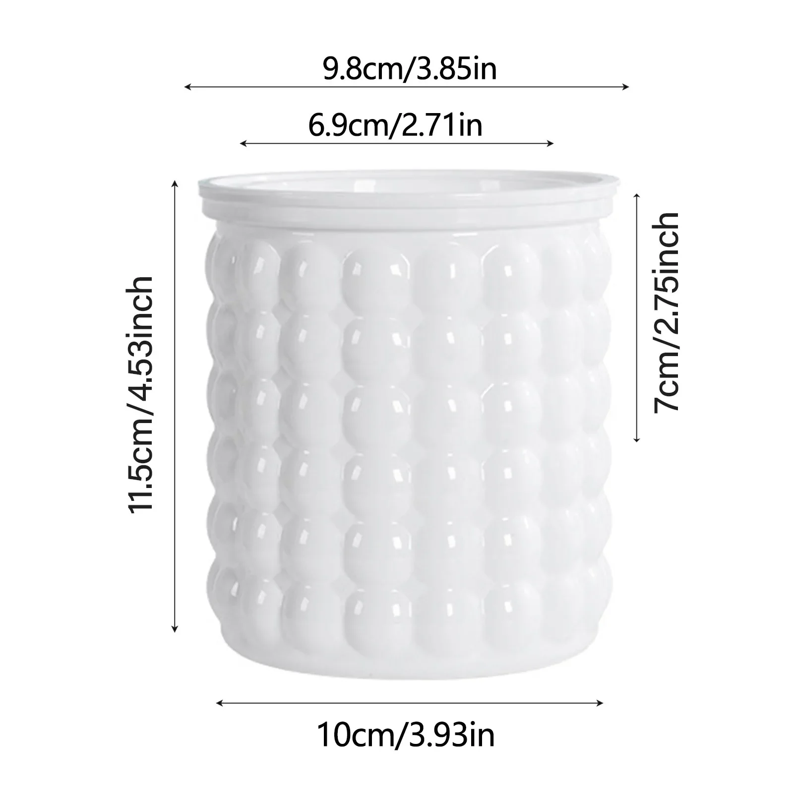 Selbstbewässernder Blumentopf aus Kunststoff – Doppellagiger Pflanztopf mit Wasserspeicher – Bild 7