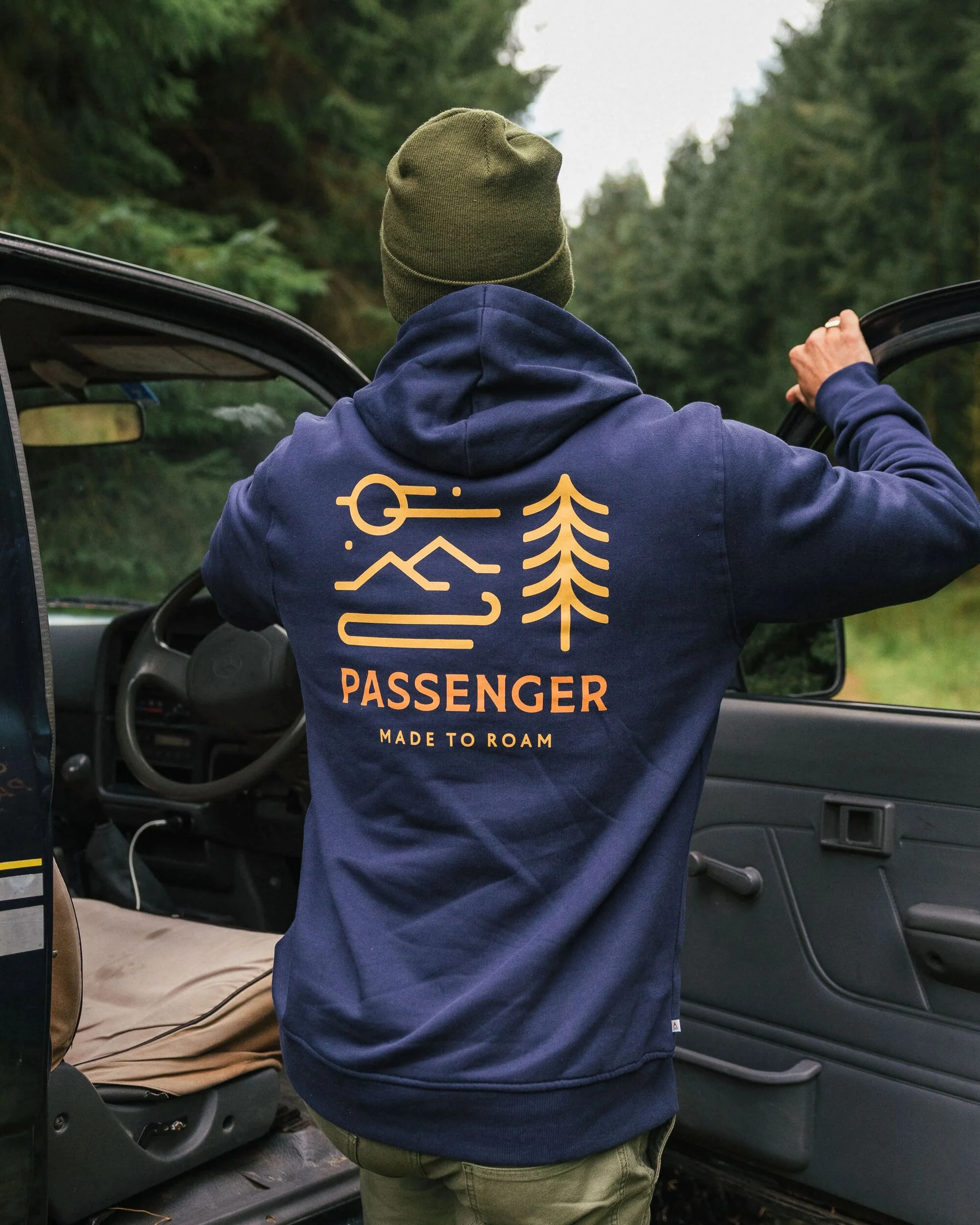 Phoenix Bio-Baumwoll-Hoodie - Tiefes Marineblau – Bild 5