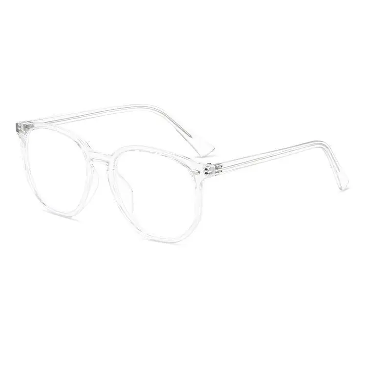 Transparente Computerbrille – Anti-Blau-Licht Polygon-Quadrat Fassung für Damen & Herren | Modische Klare Optische Brille – Bild 7