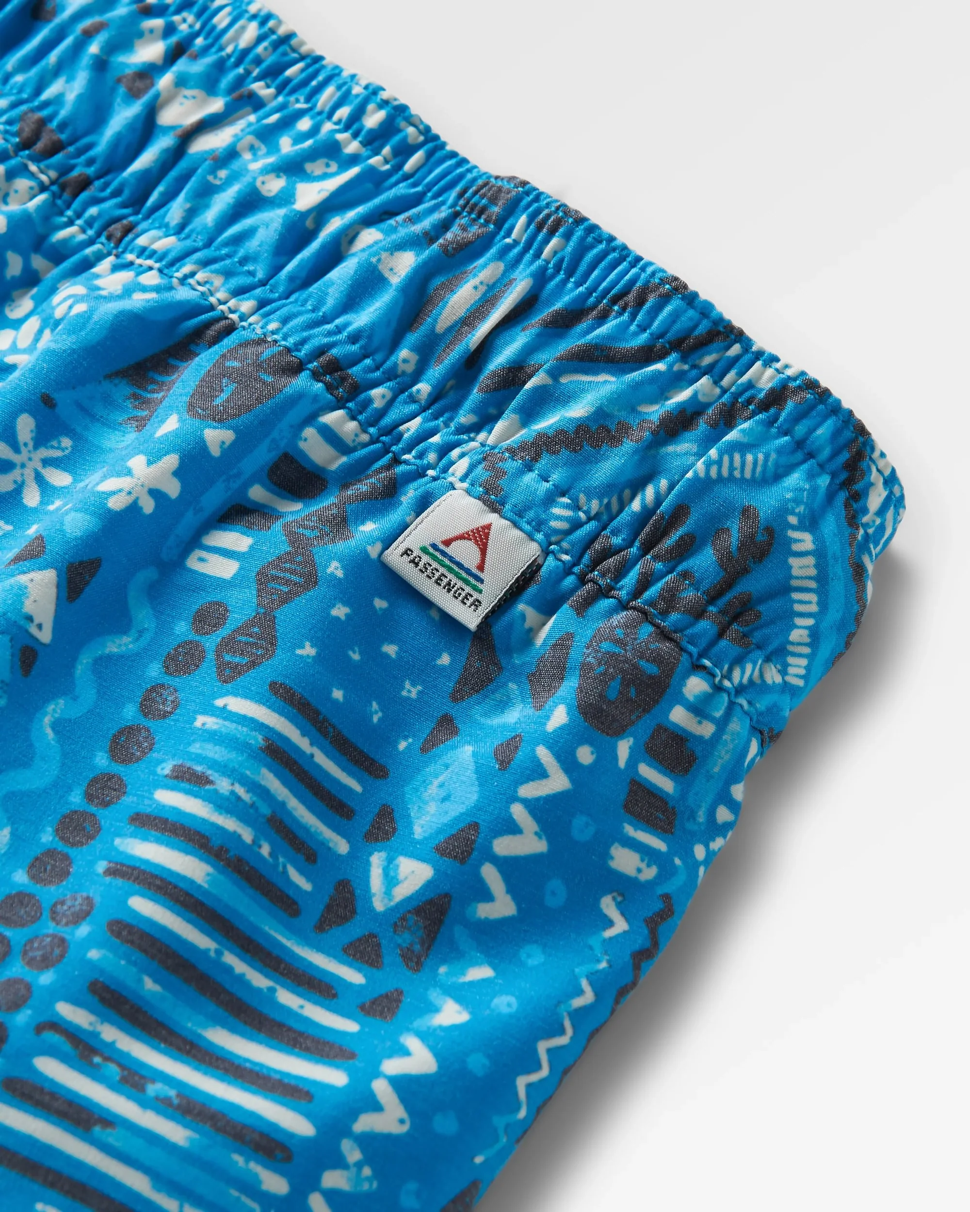 Way Out Allzweck-Shorts - Vintage Patchwork Blau Pool – Bild 8