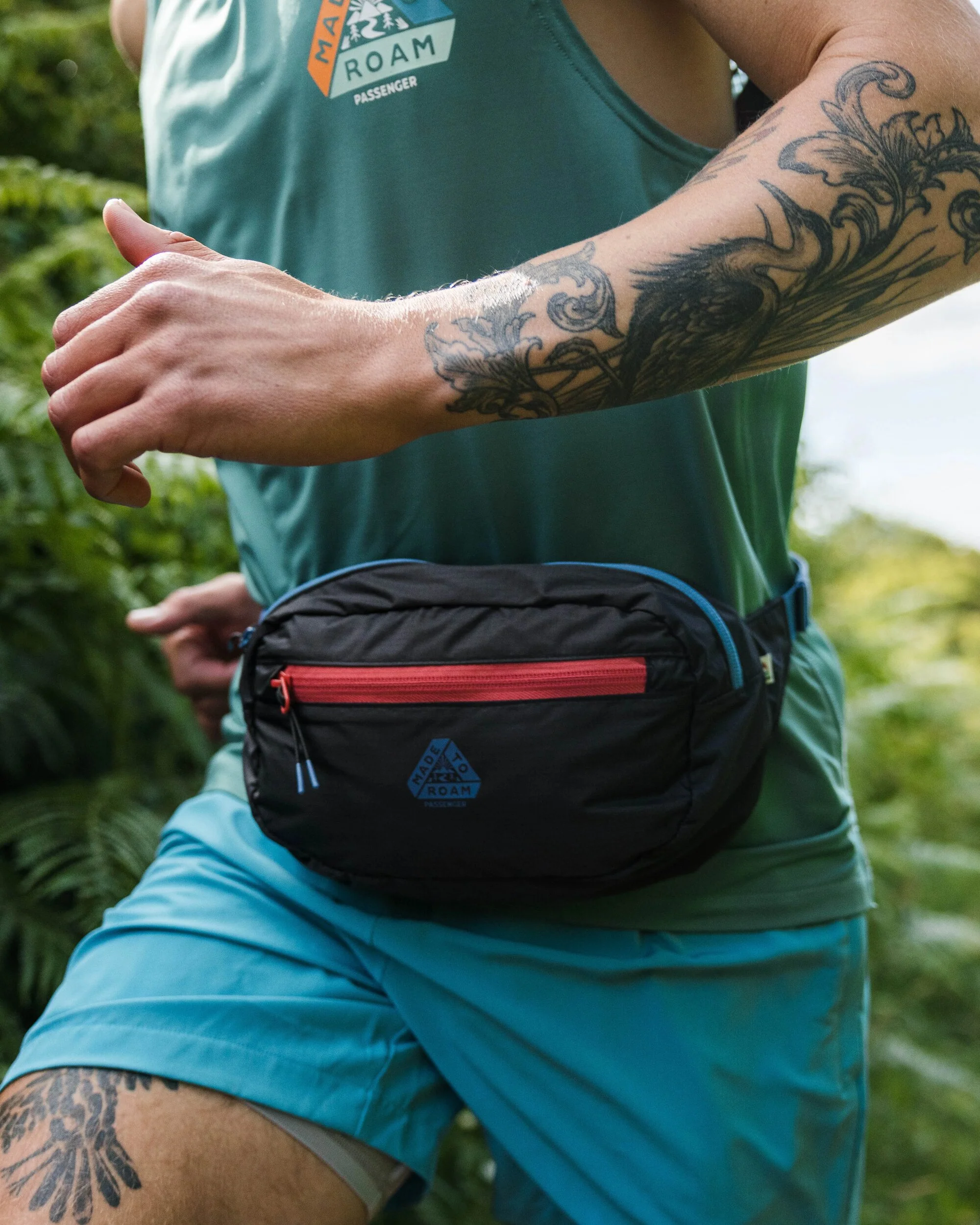 Trail Leichte Packbare Bauchtasche - Schwarz – Bild 3