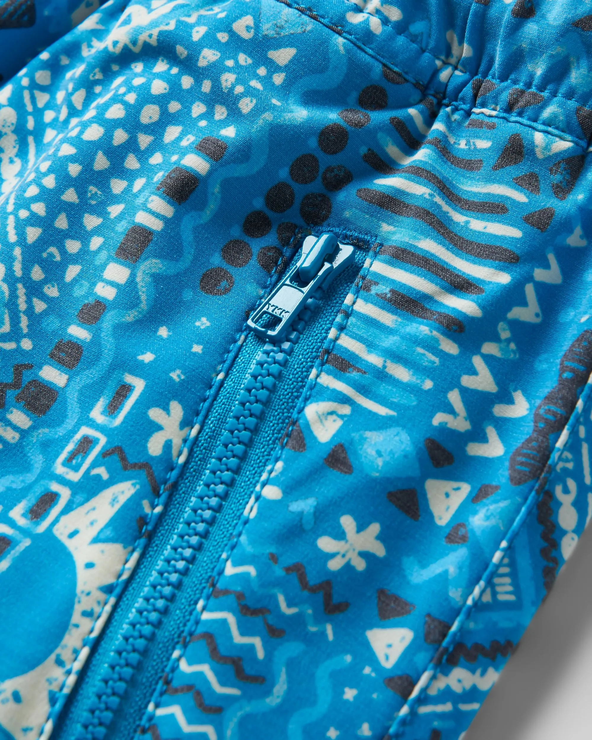 Way Out Allzweck-Shorts - Vintage Patchwork Blau Pool – Bild 7