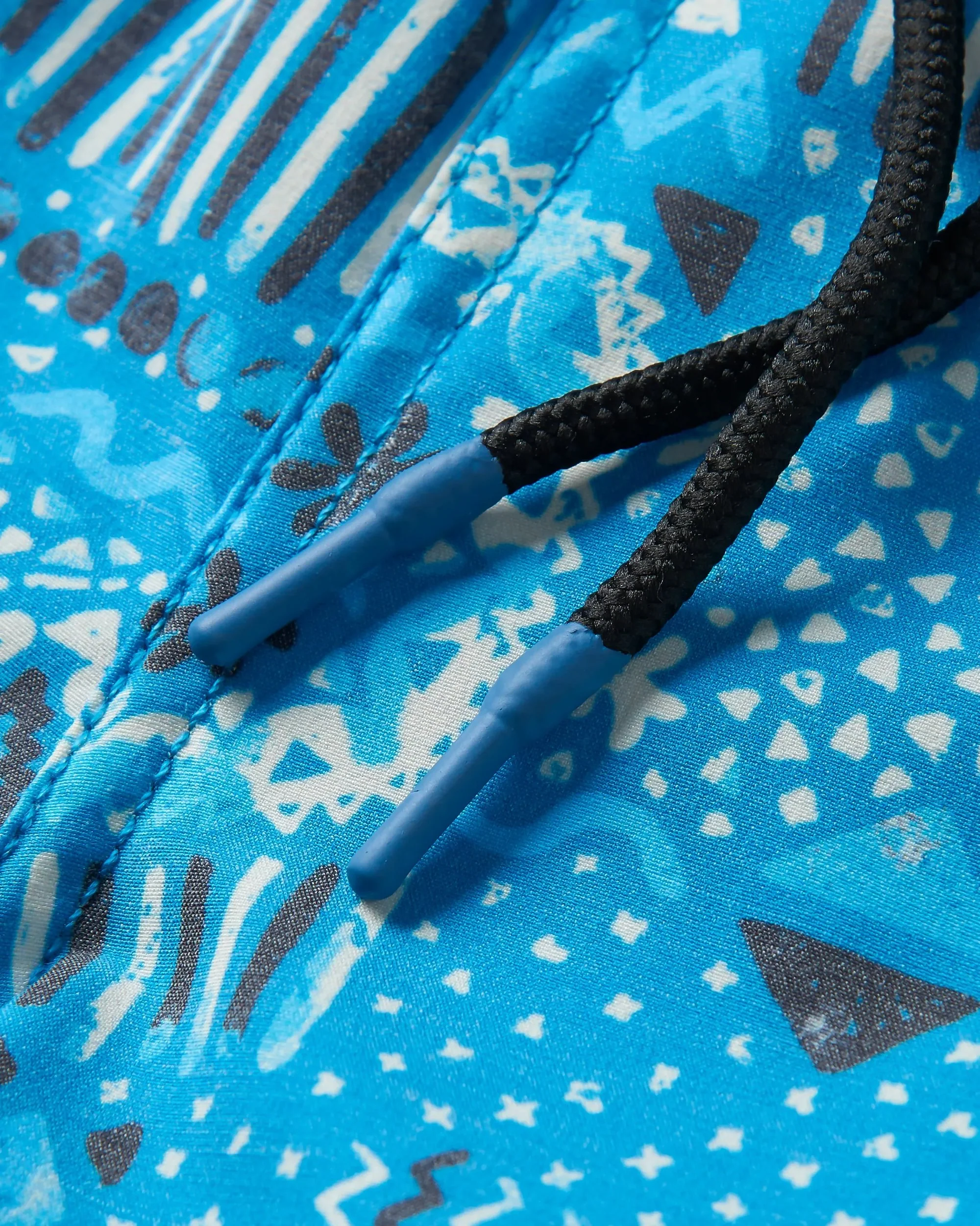 Way Out Allzweck-Shorts - Vintage Patchwork Blau Pool – Bild 6