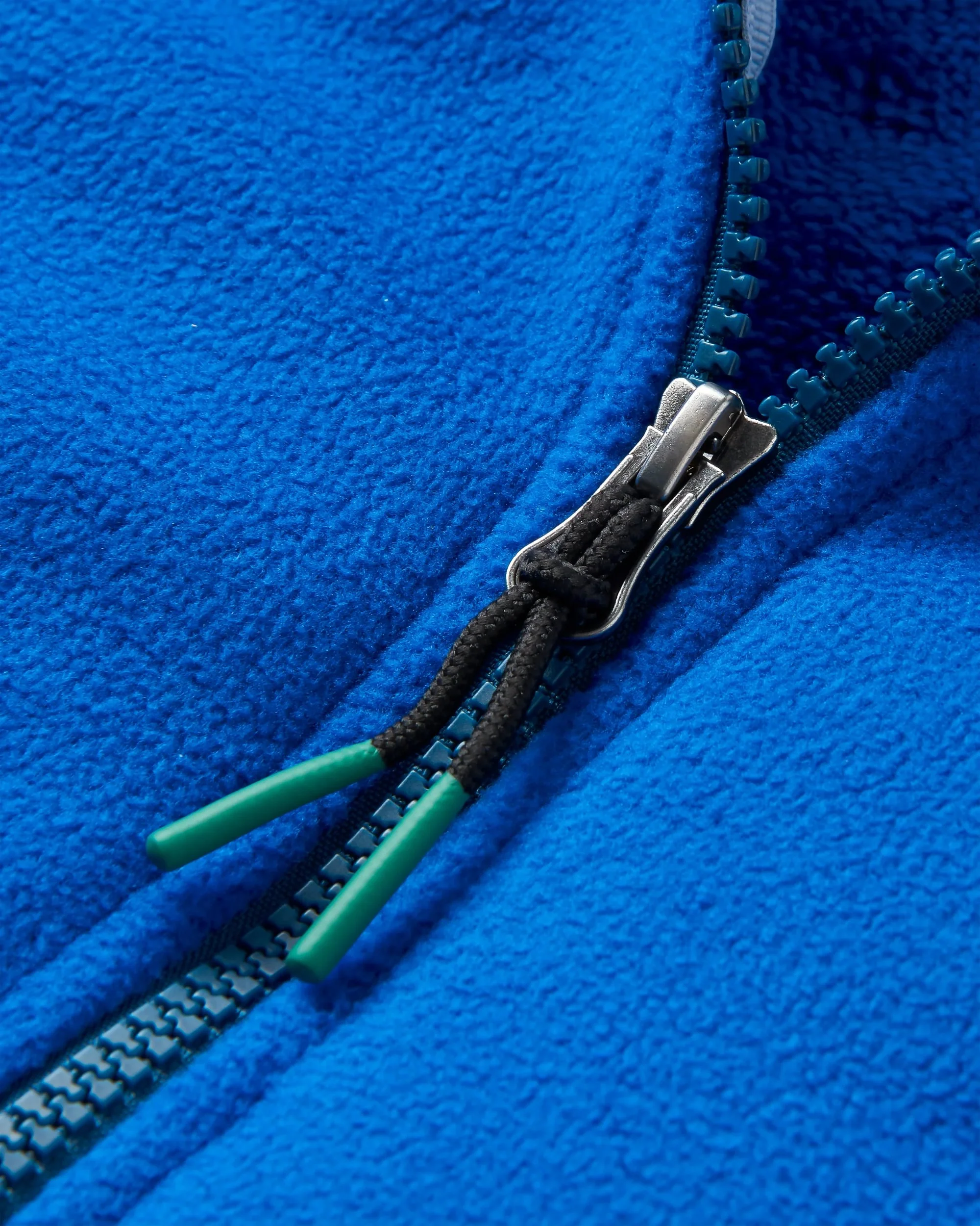 Folksy Sherpa-Fleece - Azurblau – Bild 7