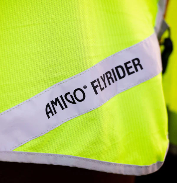 Horseware Ireland Amigo Flyrider - Flourescent Yellow – Bild 4