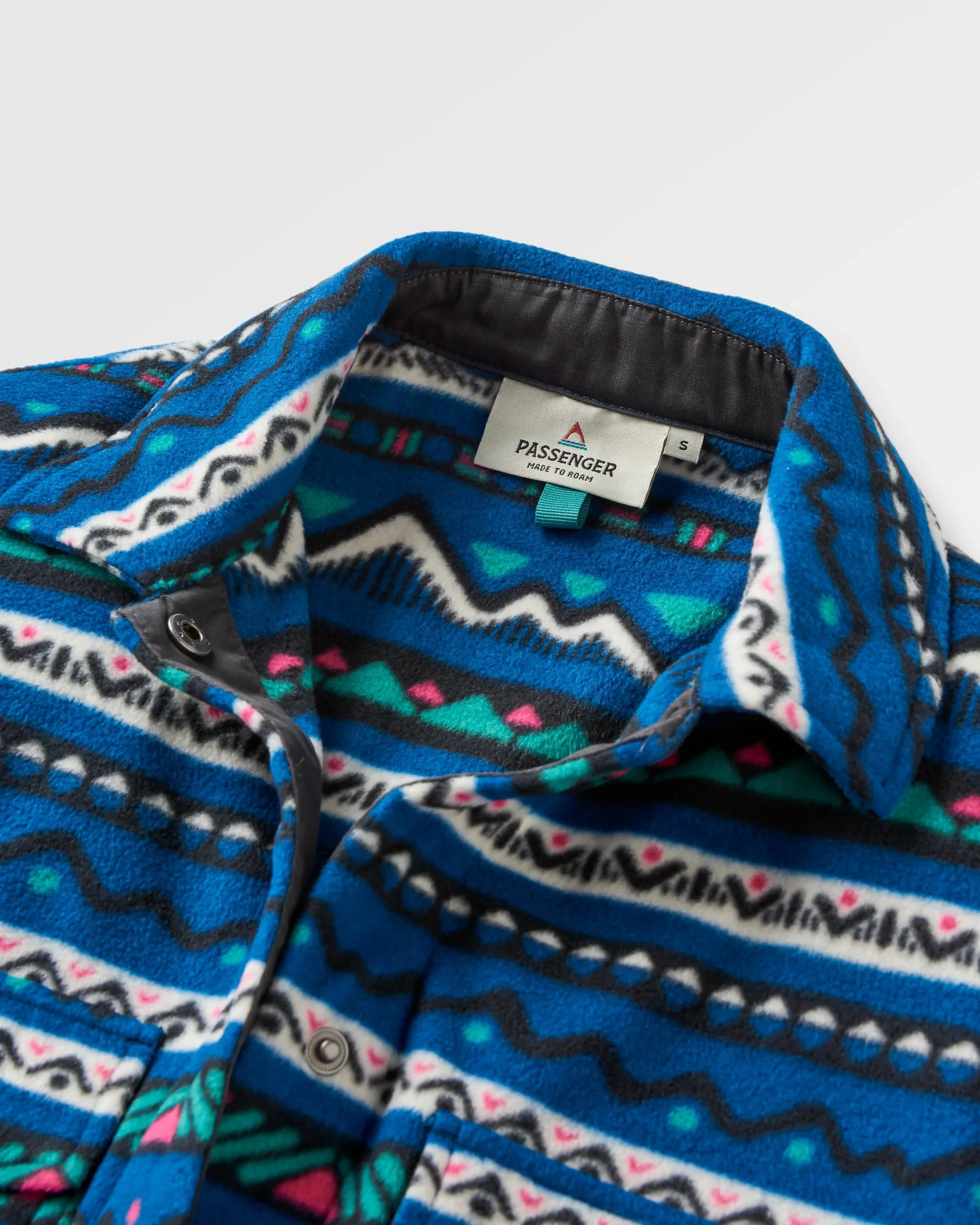 East Polar-Fleece-Hemd - Mountain Geo Gezeitenblau – Bild 7