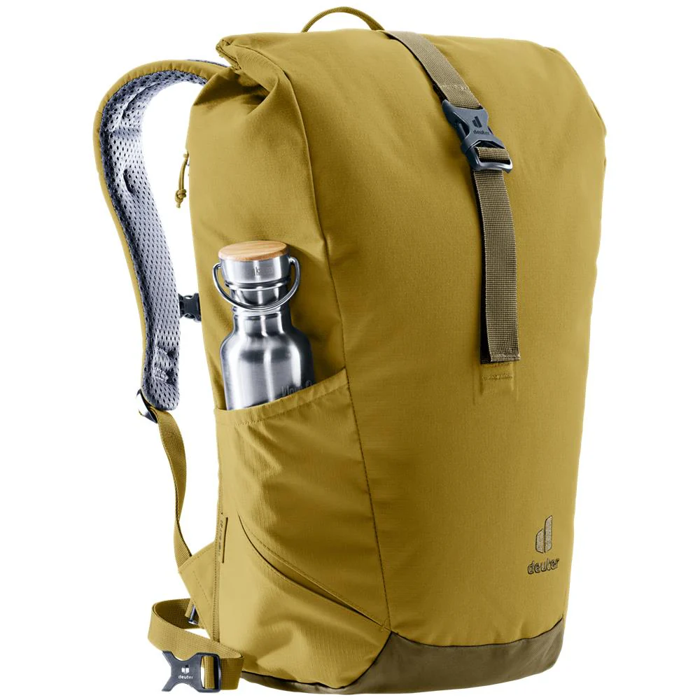 deuter Stepout 22, Lifestyle-Rucksack, kelp-nori (beige), 22L, mit Flaschenhalter und Laptopfach – Bild 9