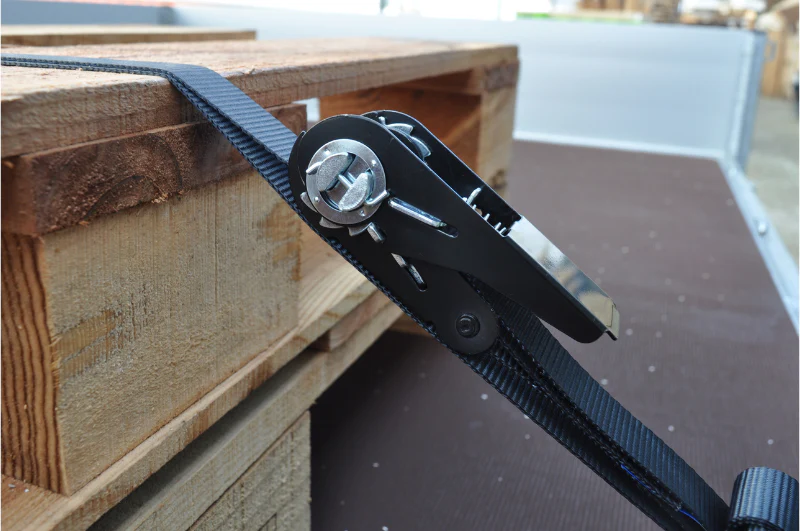 2 Stück Spanngurte - 500x2,5 cm - schwarz - Bruchlast 750 kg – Bild 5