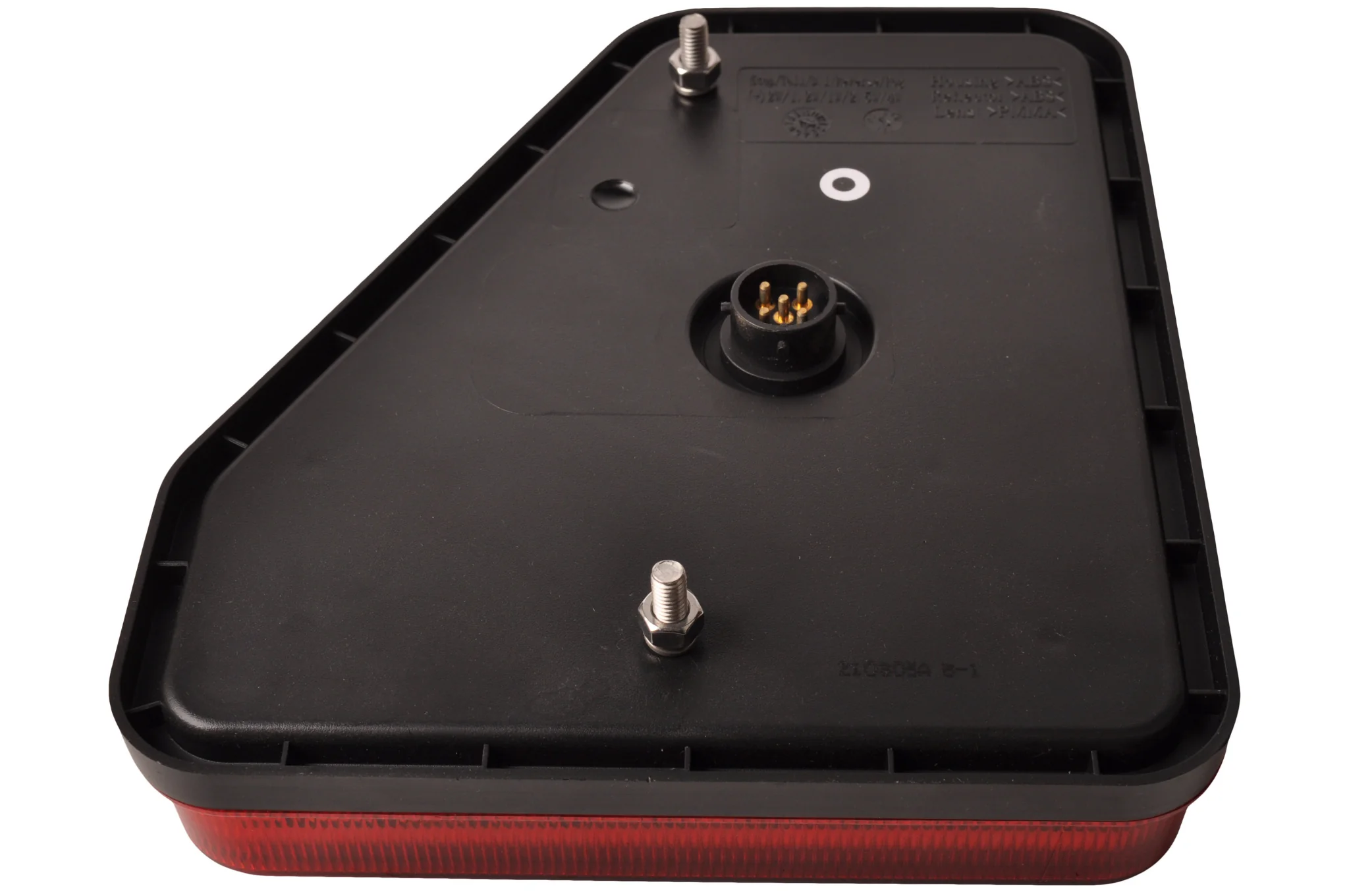 Anhänger Rückleuchte - Glotrac - LED - rechts - 208x188x40 mm - inklusive Rückfahrleuchte und Dreieckreflektor – Bild 7