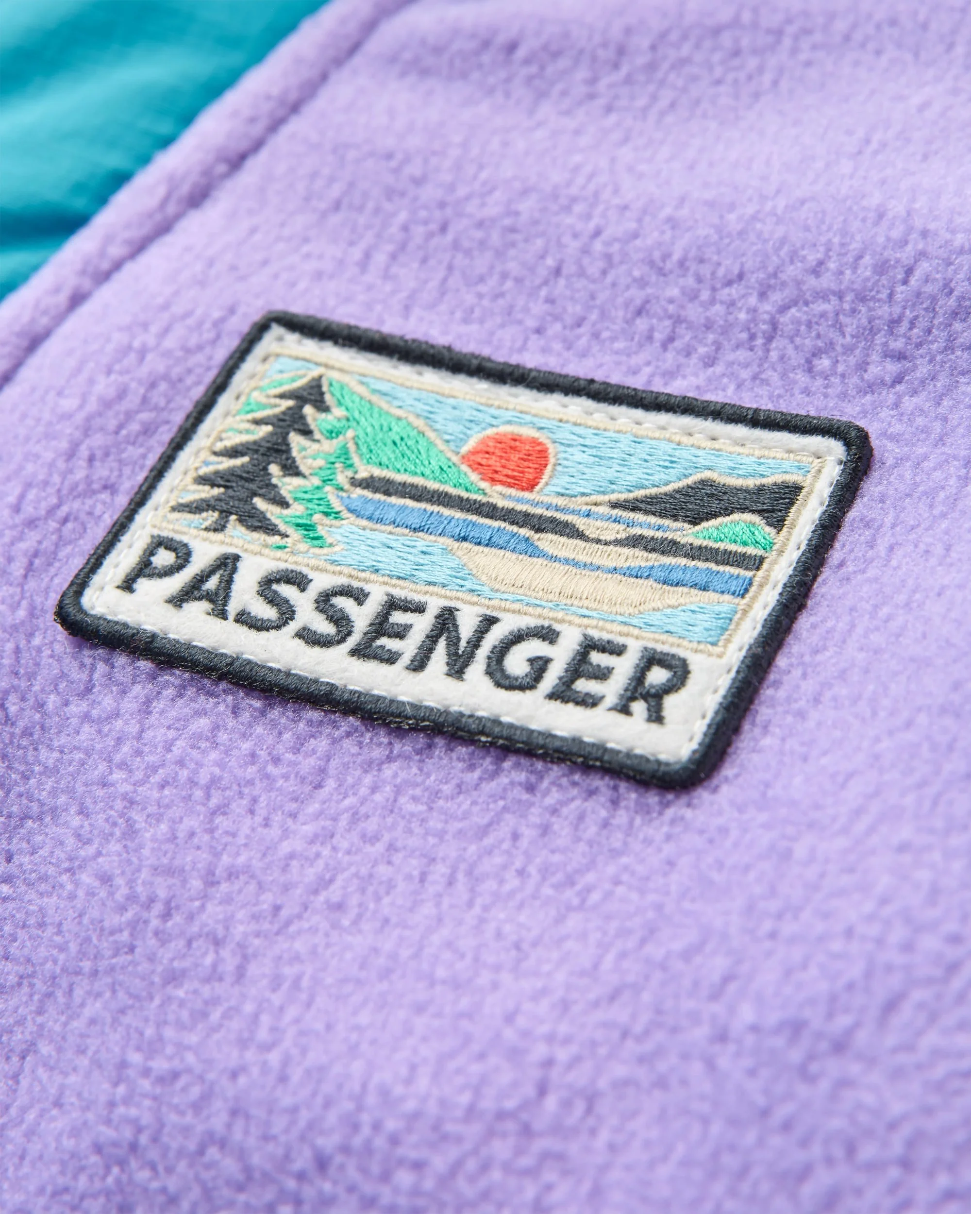 Alexander Polar-Kapuzenfleece - Retro Lila/Blauvogel – Bild 8